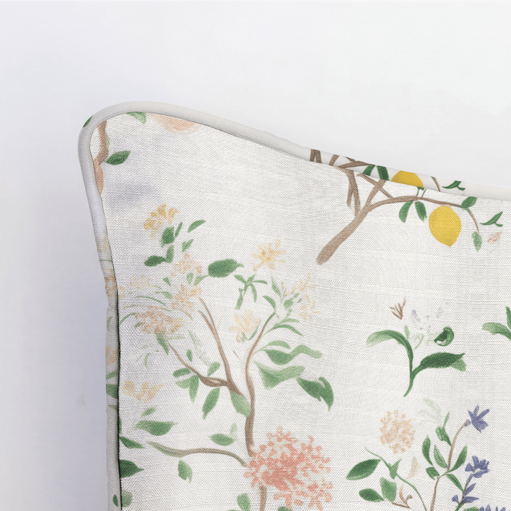 Tropical Peacock Throw Pillow - Lemon Park