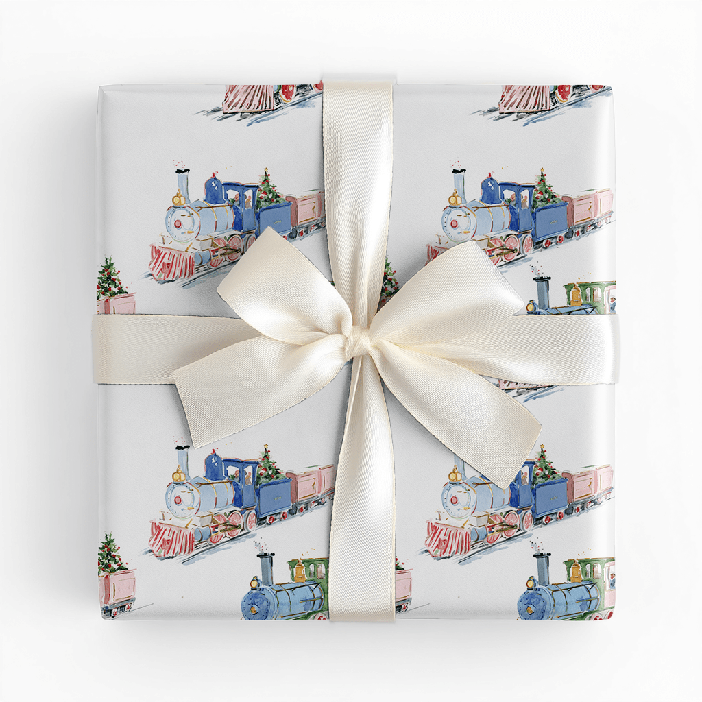 Truman Train - Wrapping Paper - Lemon Park