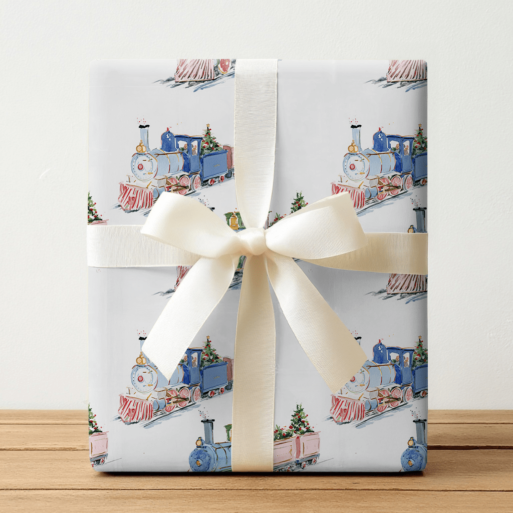 Truman Train - Wrapping Paper - Lemon Park