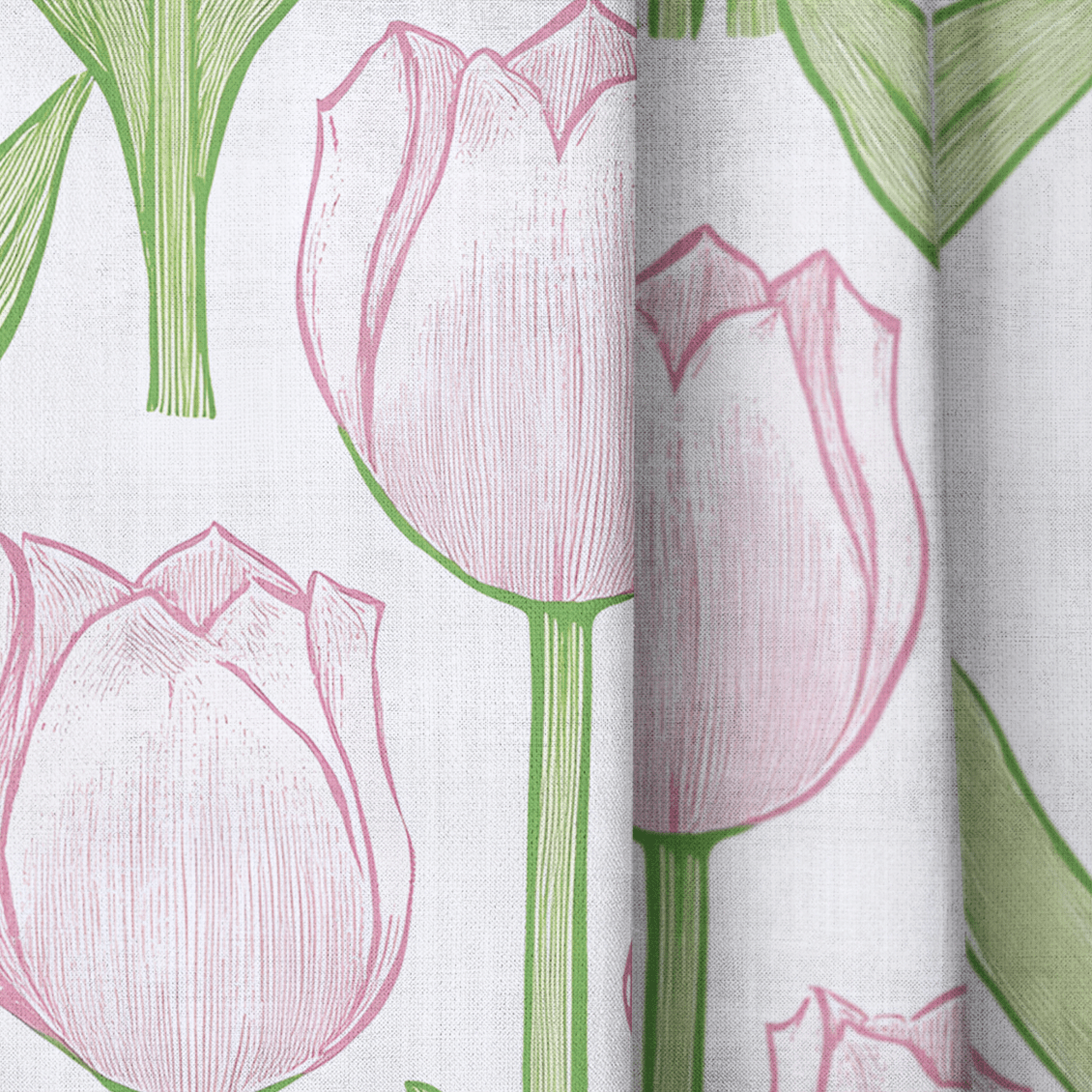 Tulip Meadow - Drapery - Lemon Park