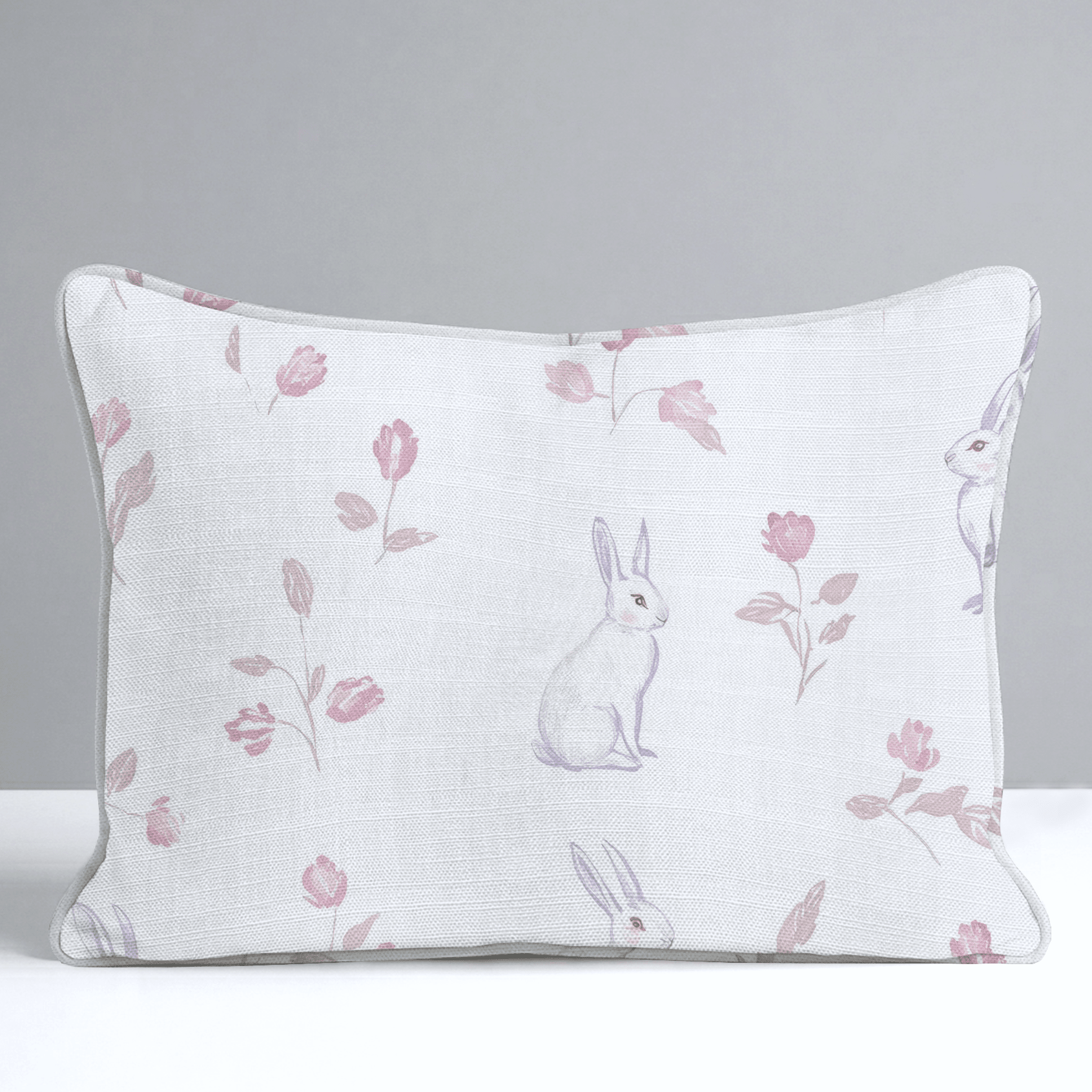 Tulips & Tails Throw Pillow - Lemon Park
