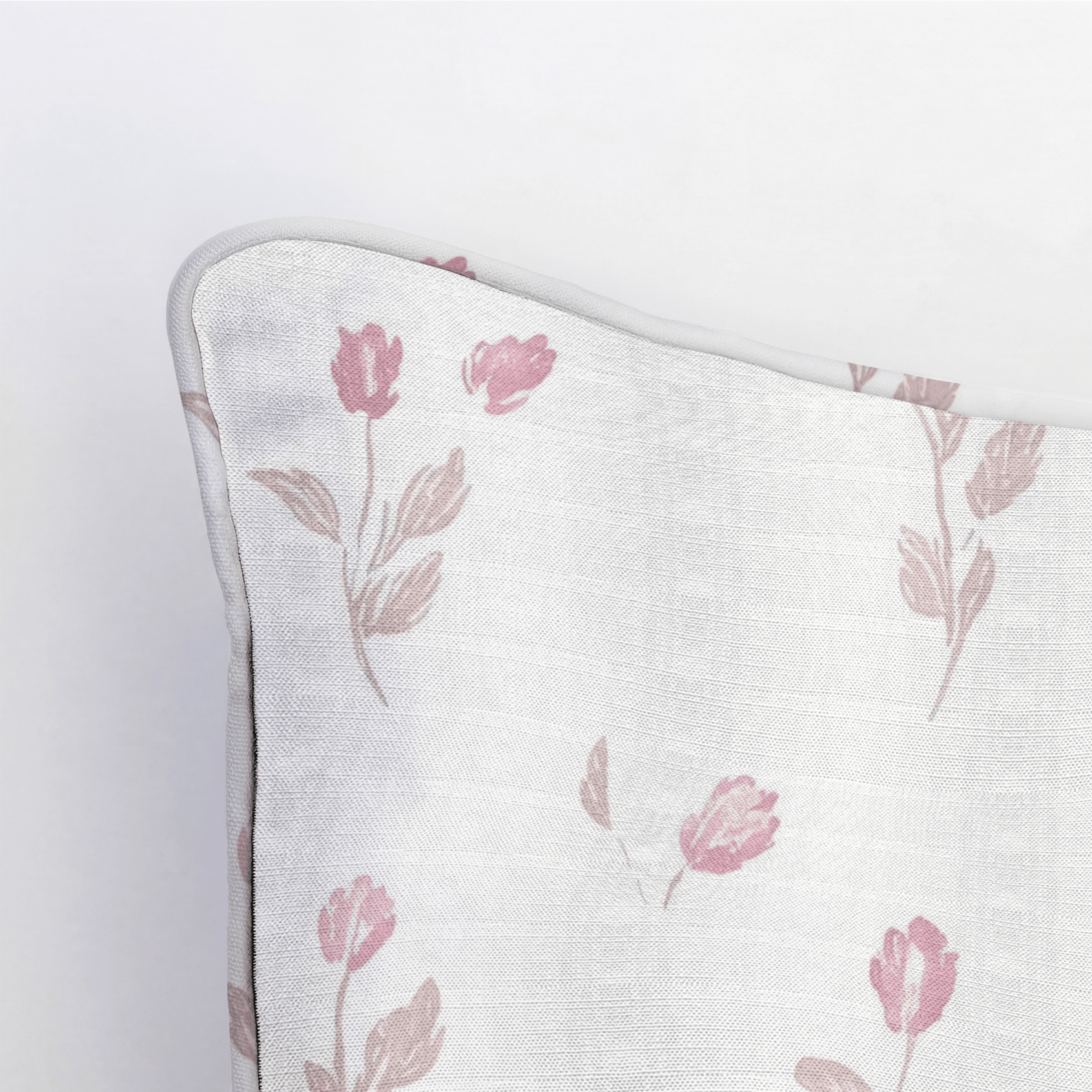 Tulips & Tails Throw Pillow - Lemon Park