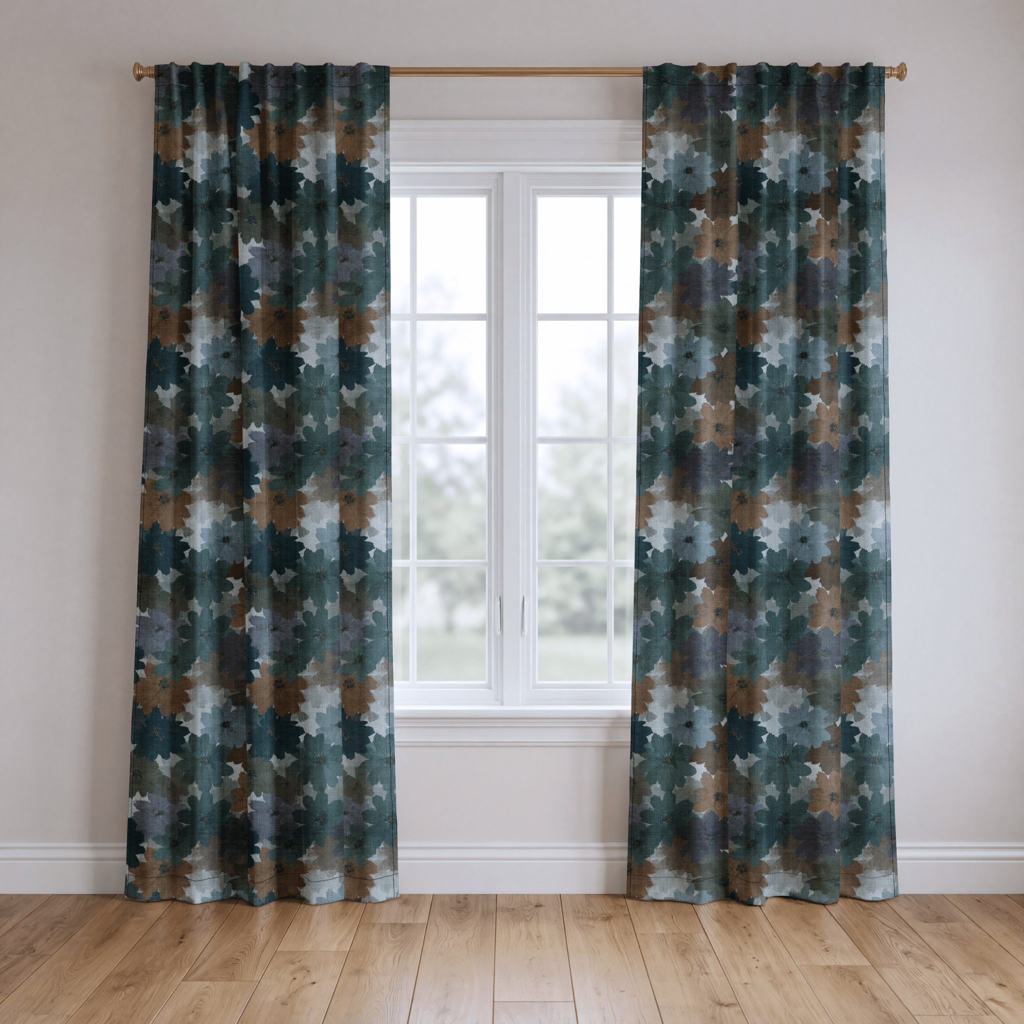 Twilight Petals - Drapery - Lemon Park