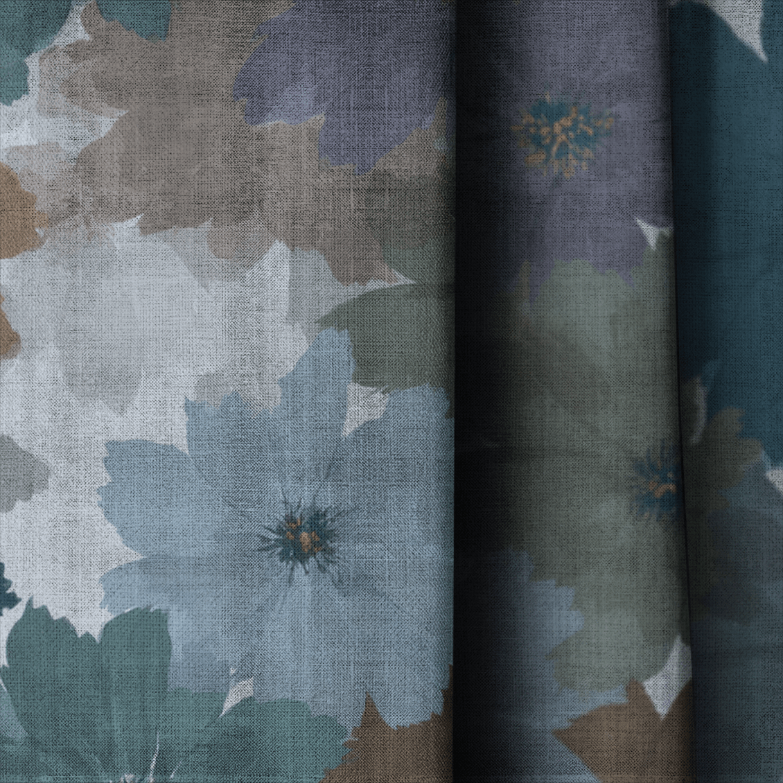 Twilight Petals - Drapery - Lemon Park