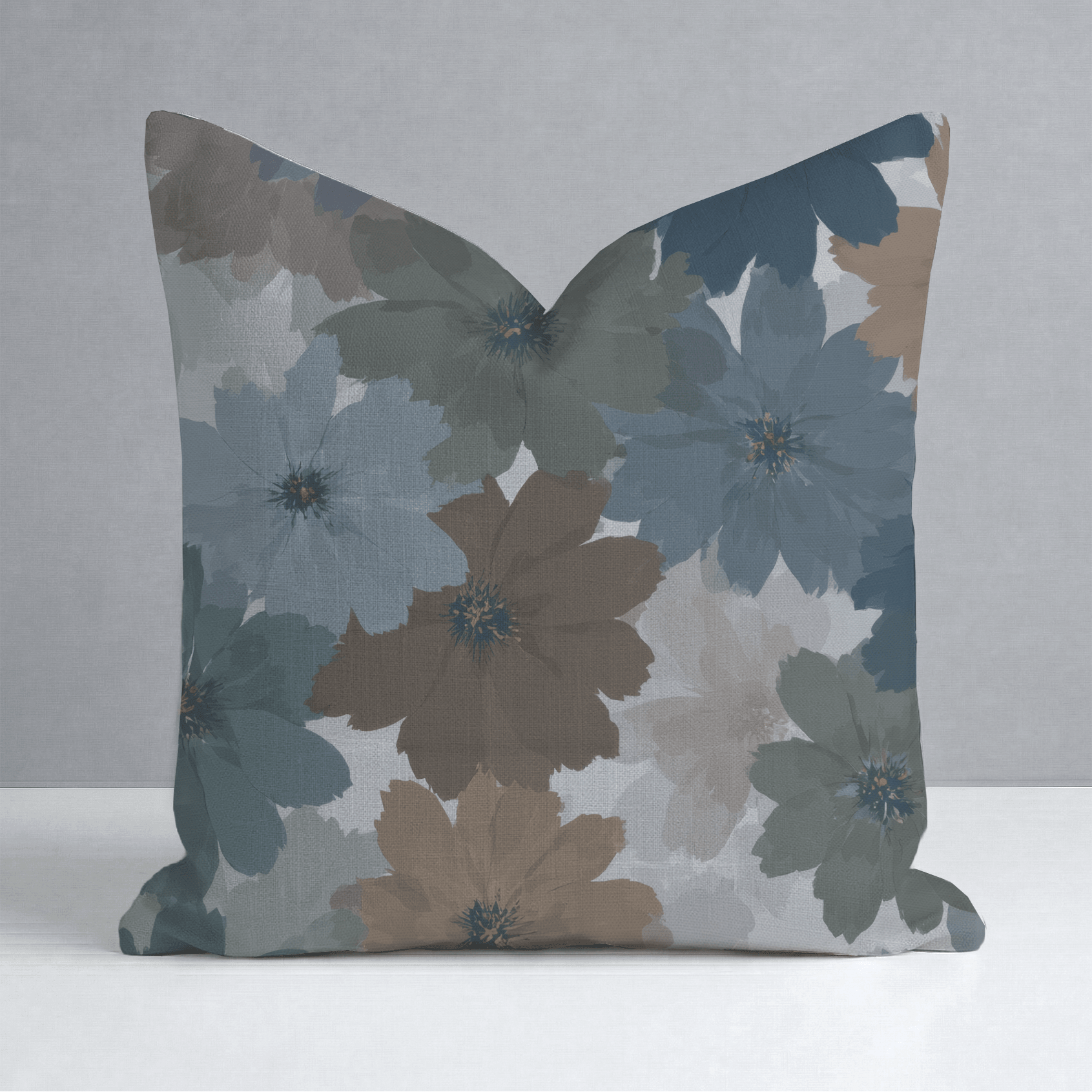 Twilight Petals Throw Pillow - Lemon Park