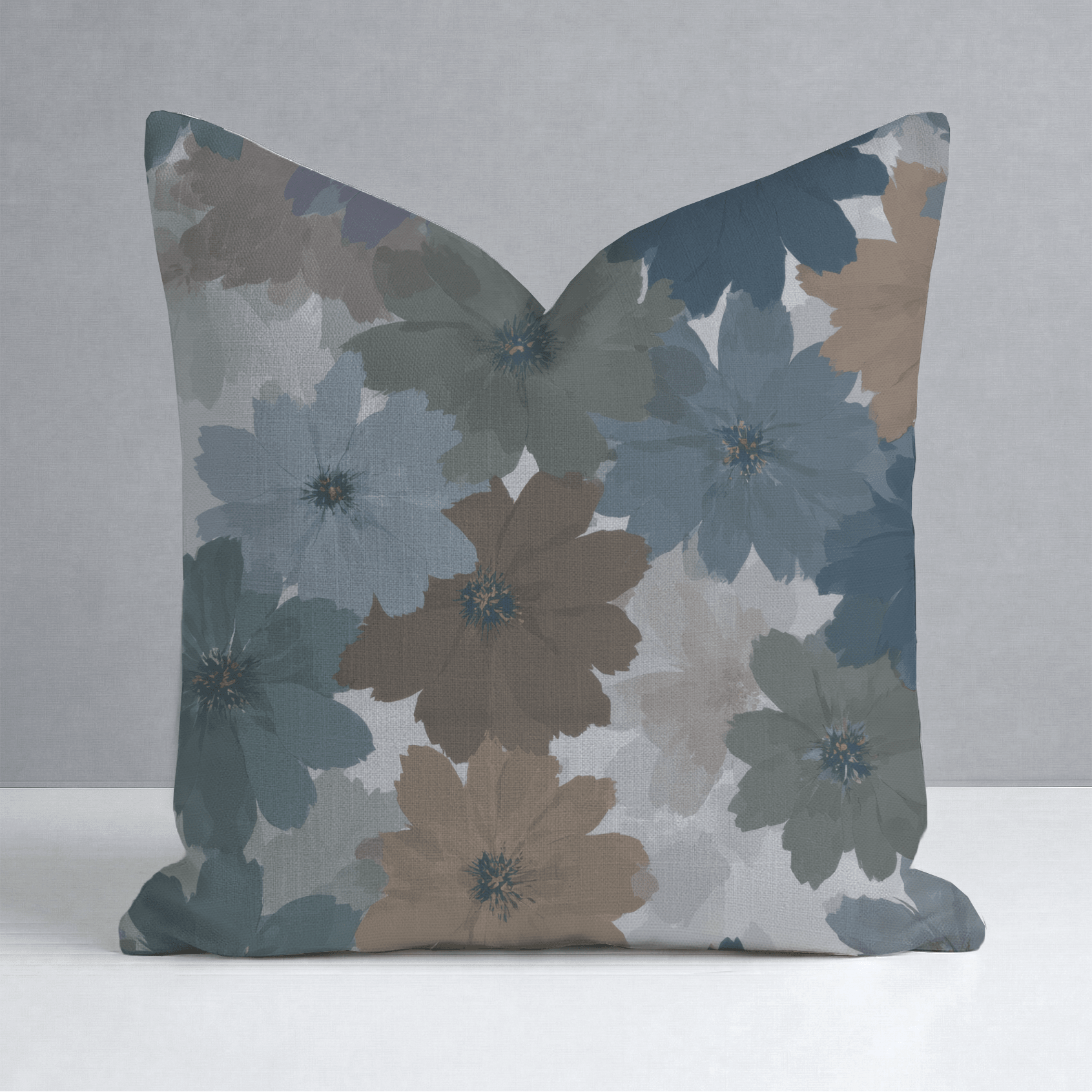 Twilight Petals Throw Pillow - Lemon Park