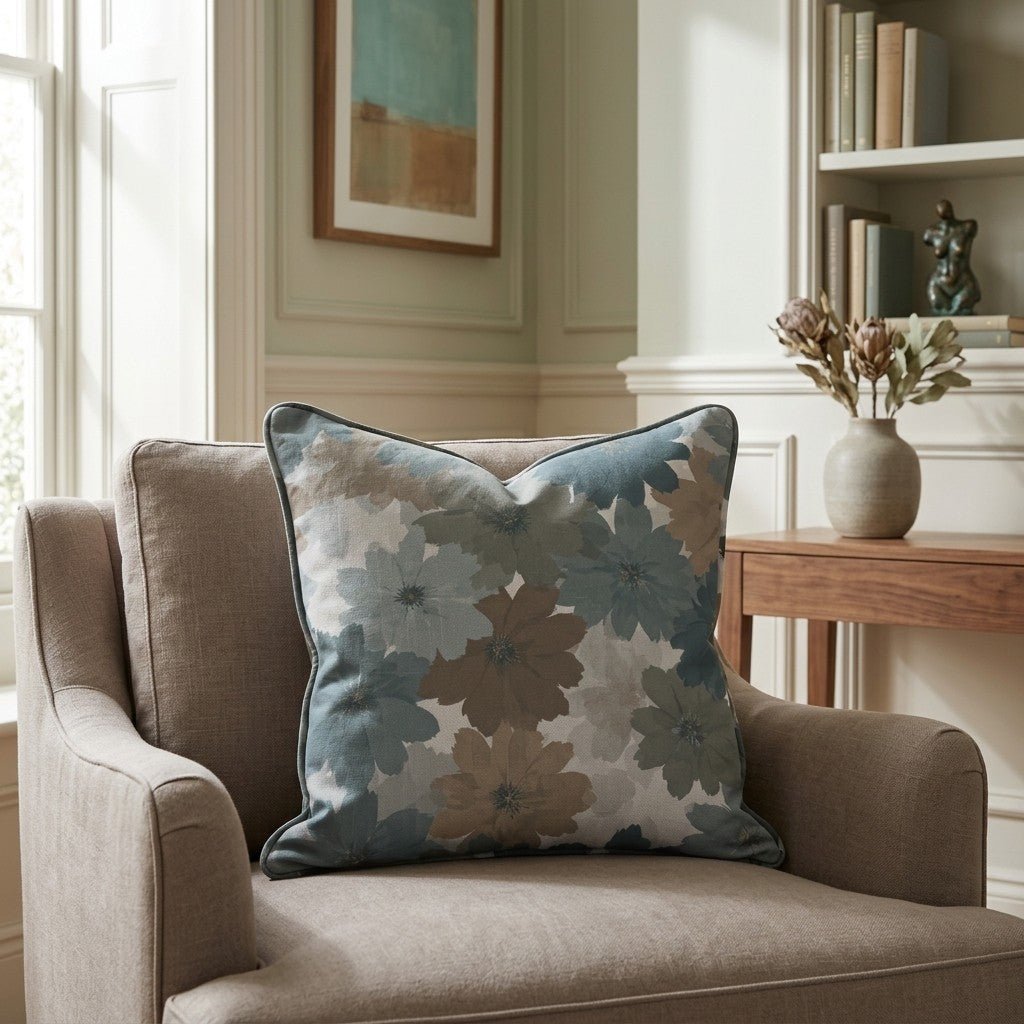Twilight Petals Throw Pillow - Lemon Park