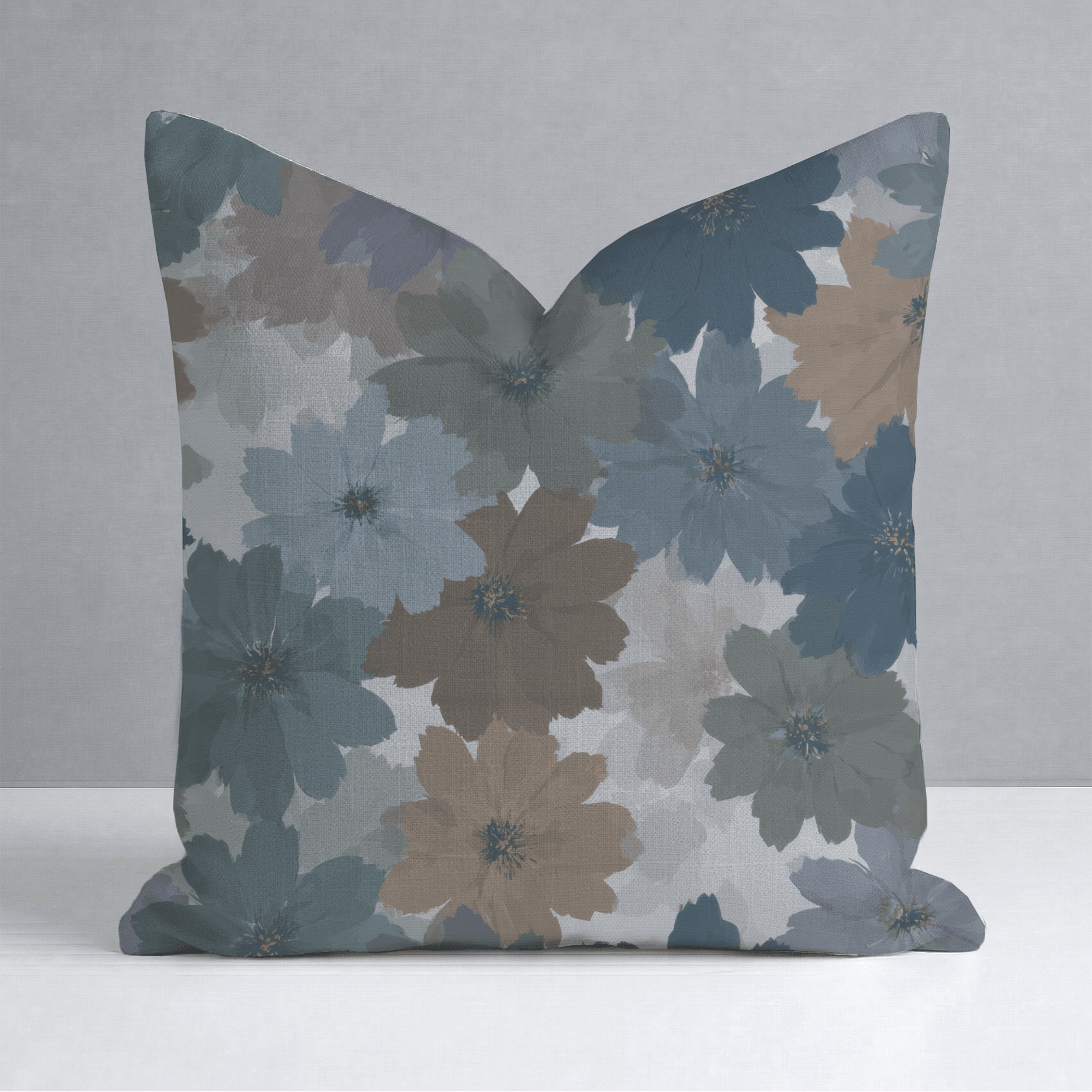 Twilight Petals Throw Pillow - Lemon Park