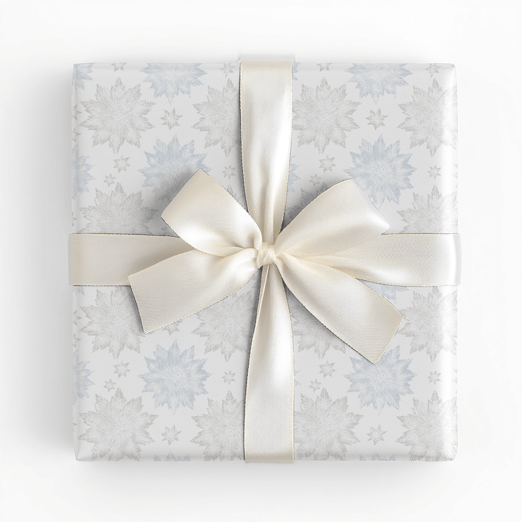 Twinkling Snowflakes - Wrapping Paper - Lemon Park