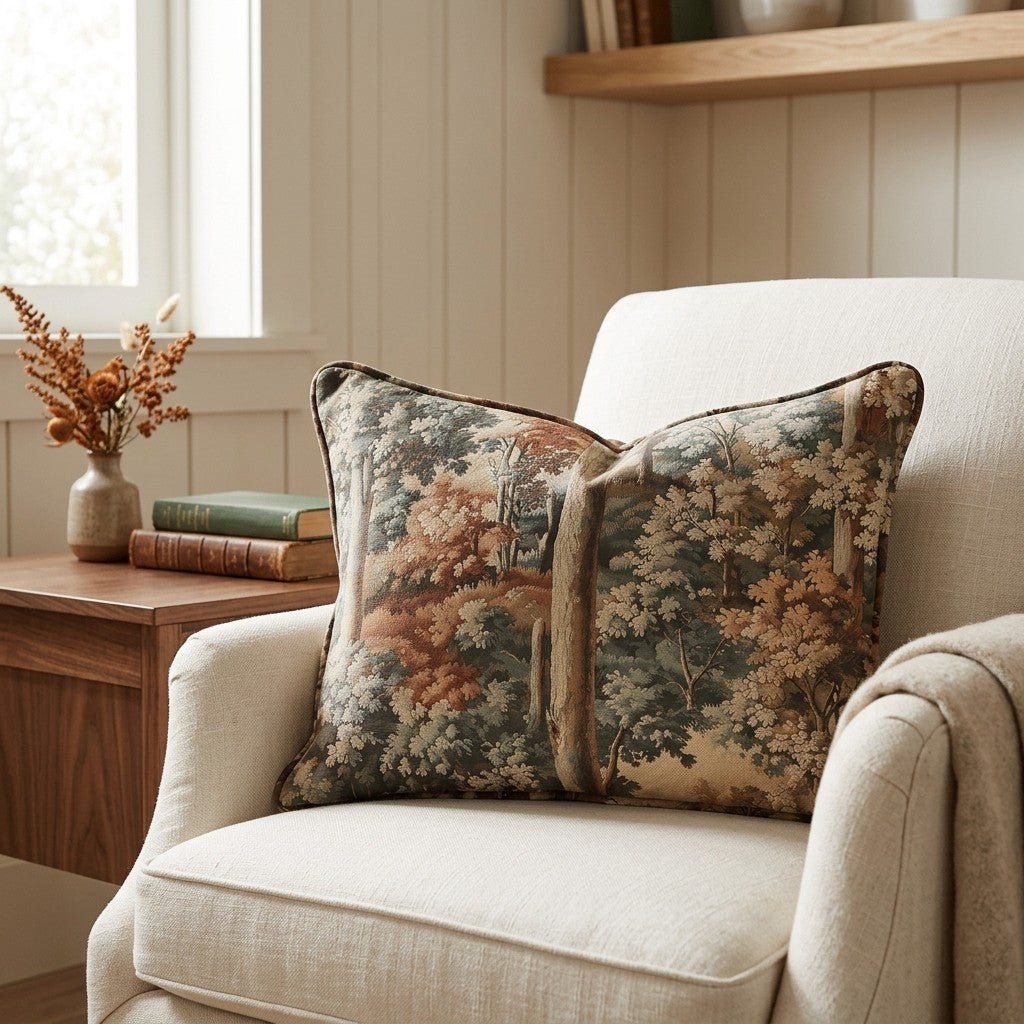 Under the Canopy Throw Pillow - Lemon Park