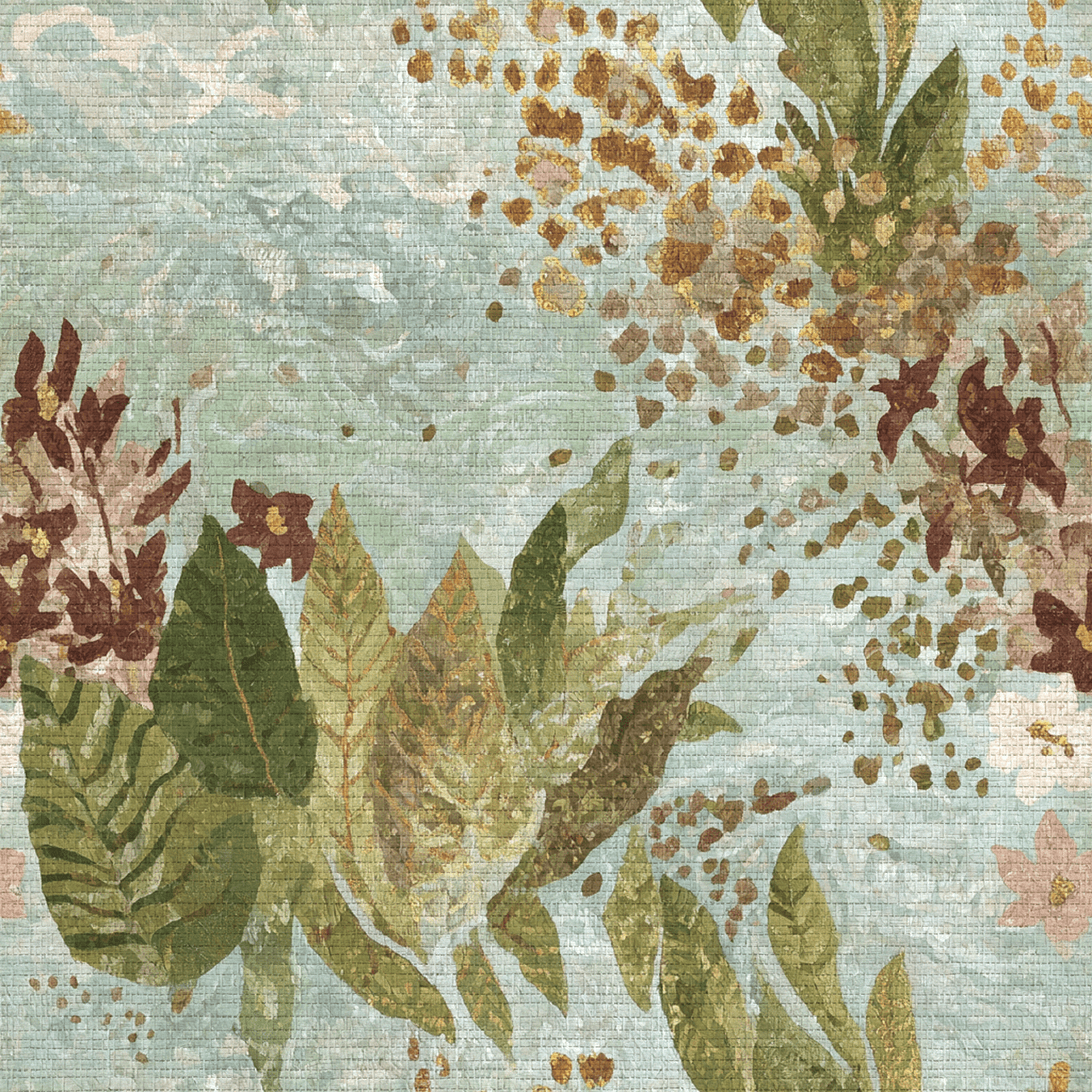Ungathered Faux Grasscloth Wallpaper - Lemon Park
