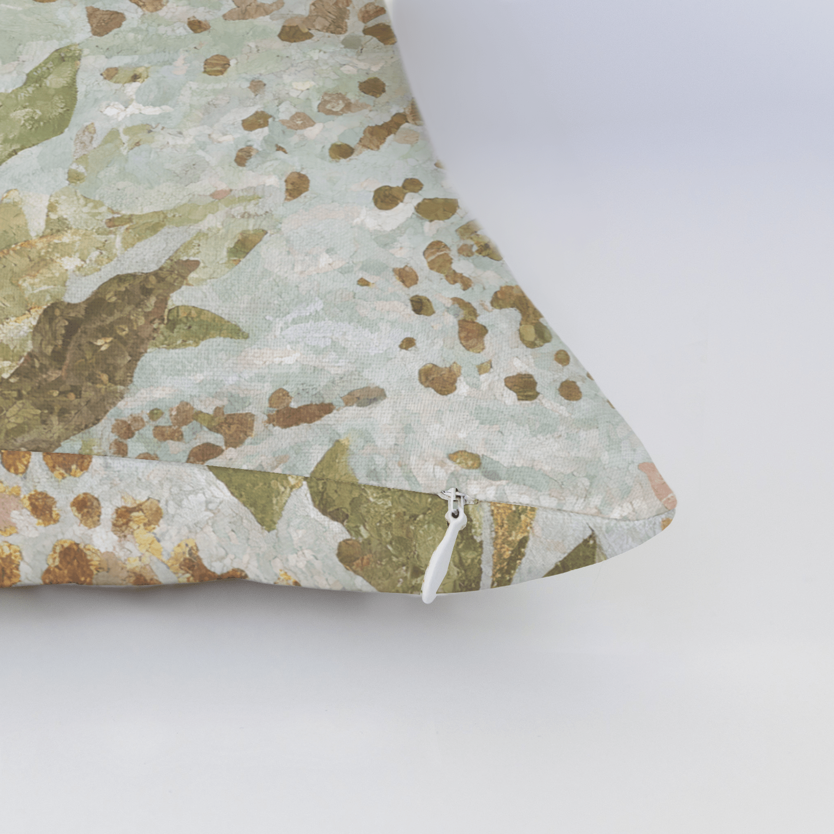 Ungathered Throw Pillow - Lemon Park