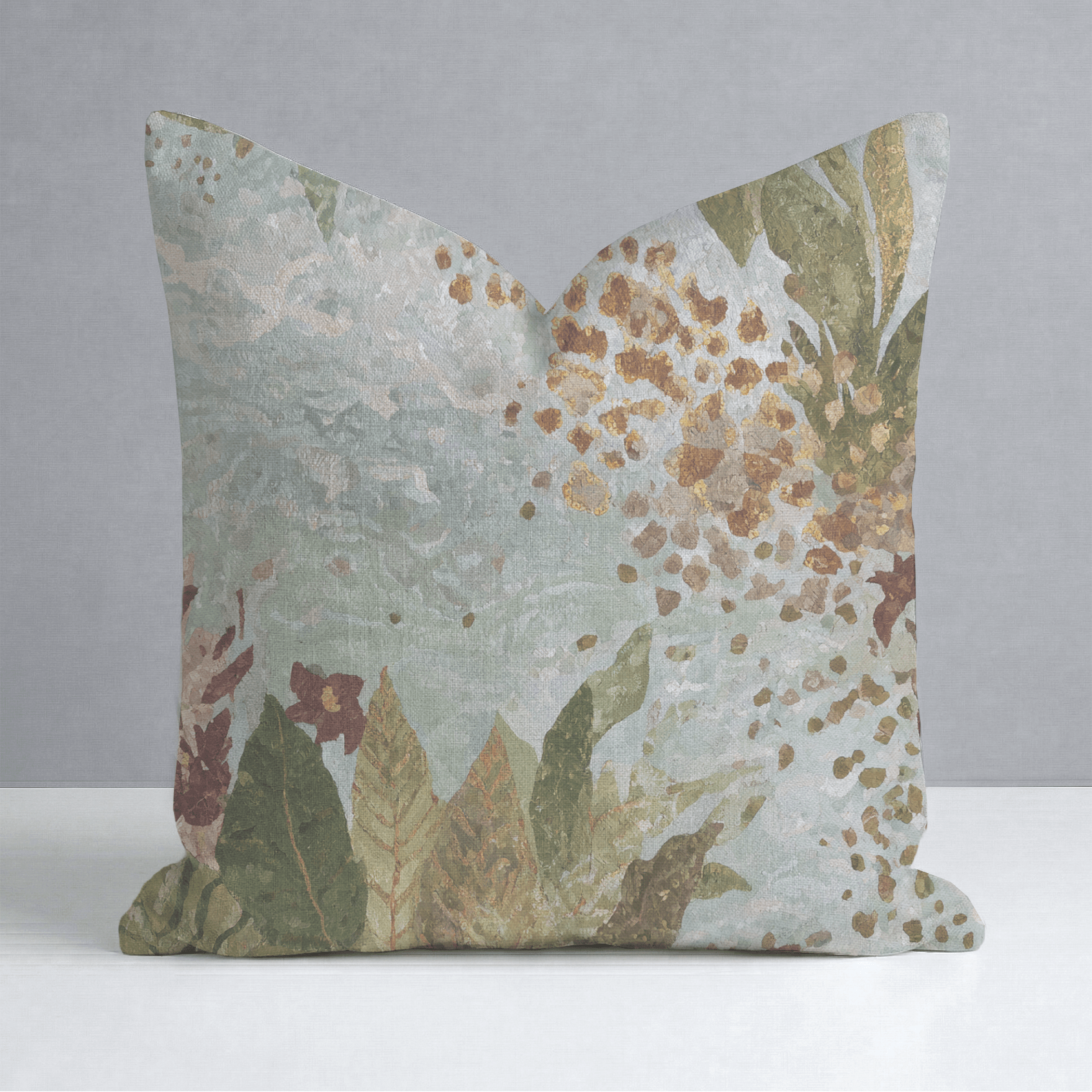 Ungathered Throw Pillow - Lemon Park