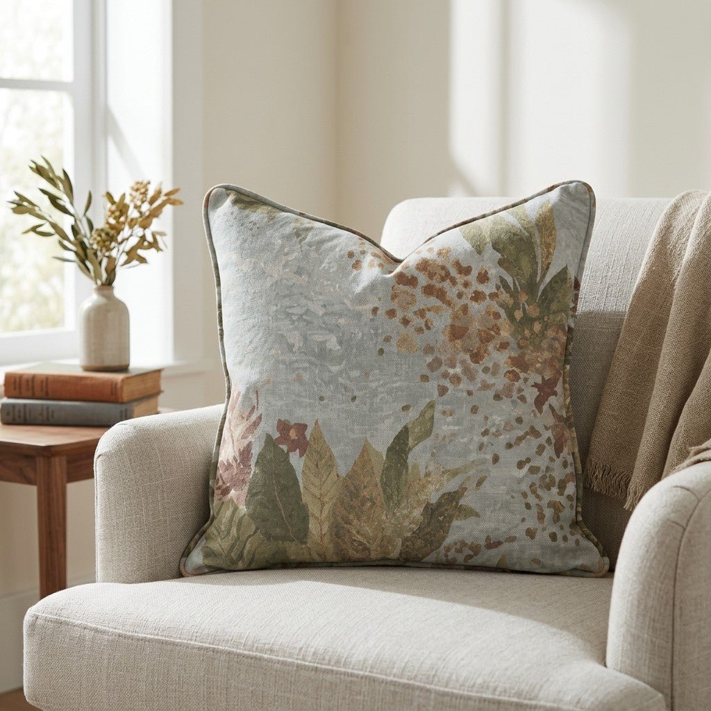 Ungathered Throw Pillow - Lemon Park