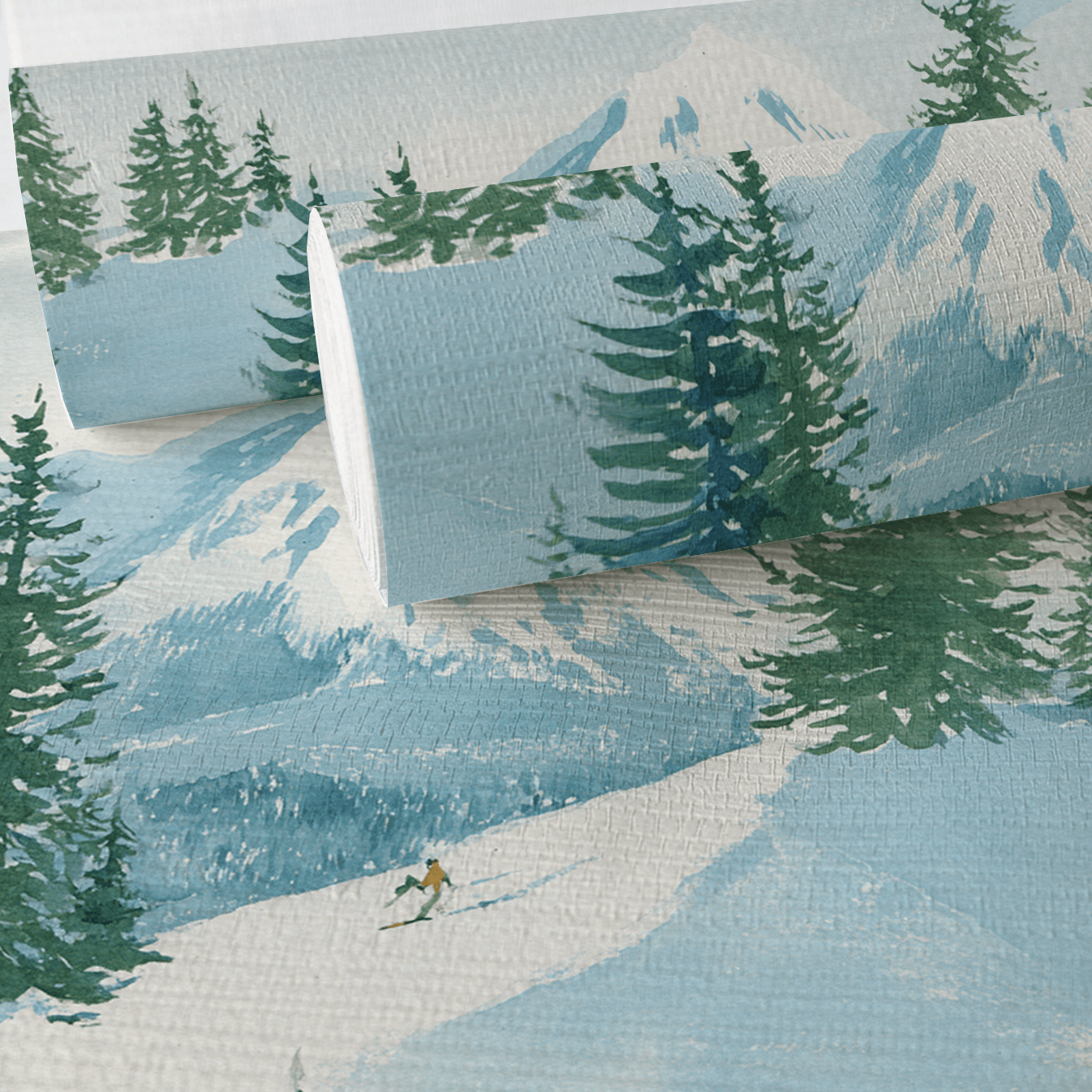 Vail Faux Grasscloth Wallpaper - Lemon Park