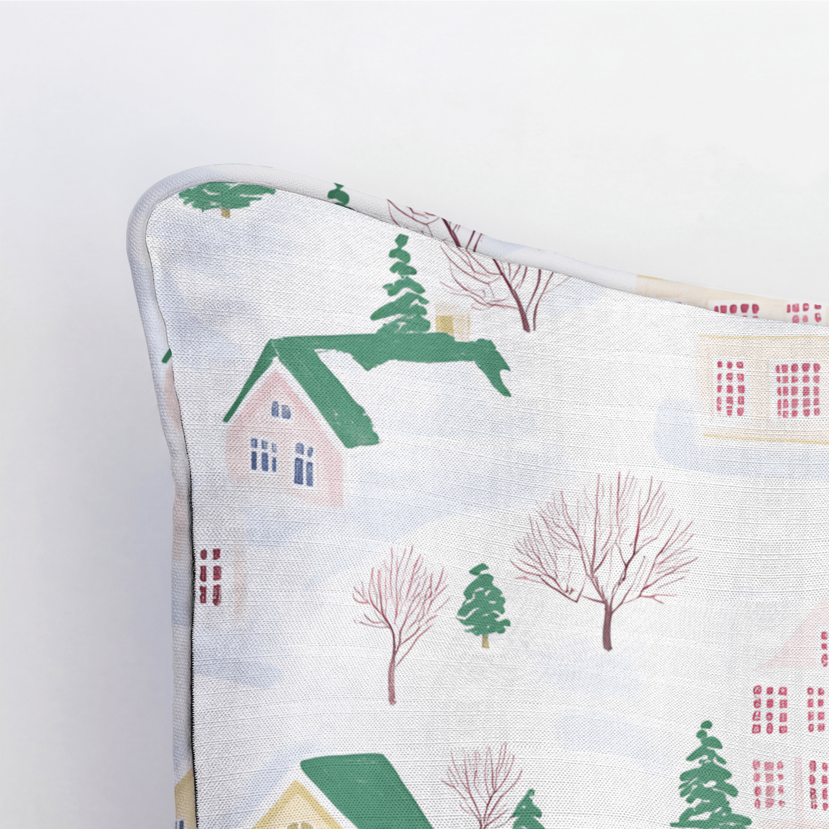 Vail Village Throw Pillow - Lemon Park