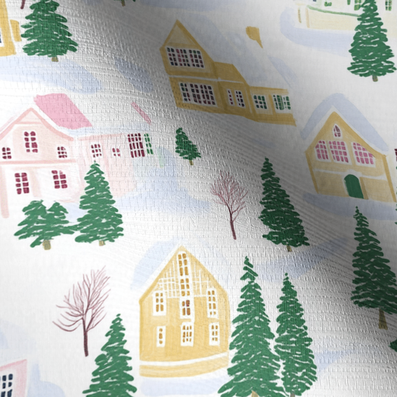 Vail Village Faux Grasscloth Wallpaper