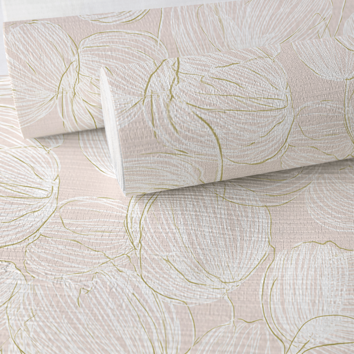 Vanilla Mocha Faux Grasscloth Wallpaper - Lemon Park