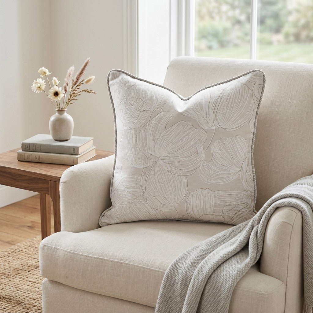 Vanilla Mocha Throw Pillow - Lemon Park