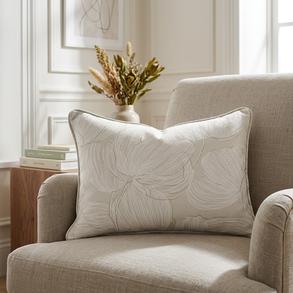Vanilla Mocha Throw Pillow - Lemon Park