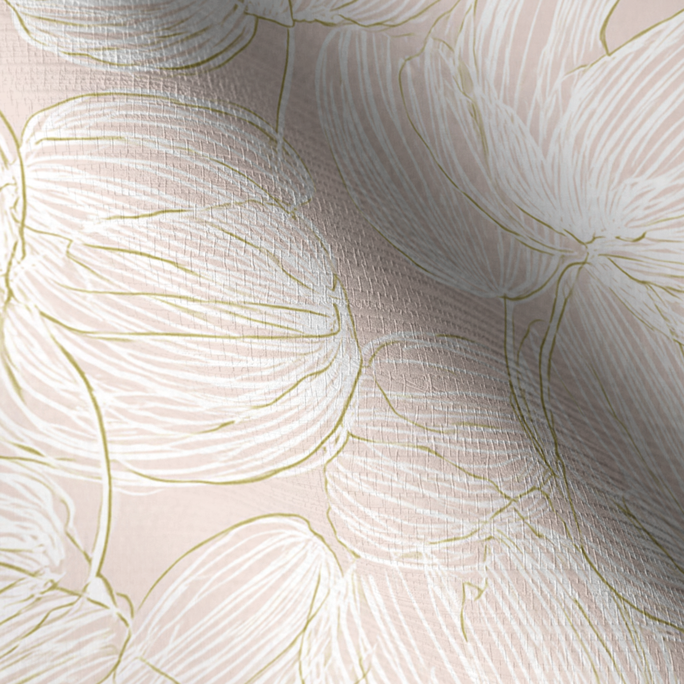 Vanilla Mocha Faux Grasscloth Wallpaper