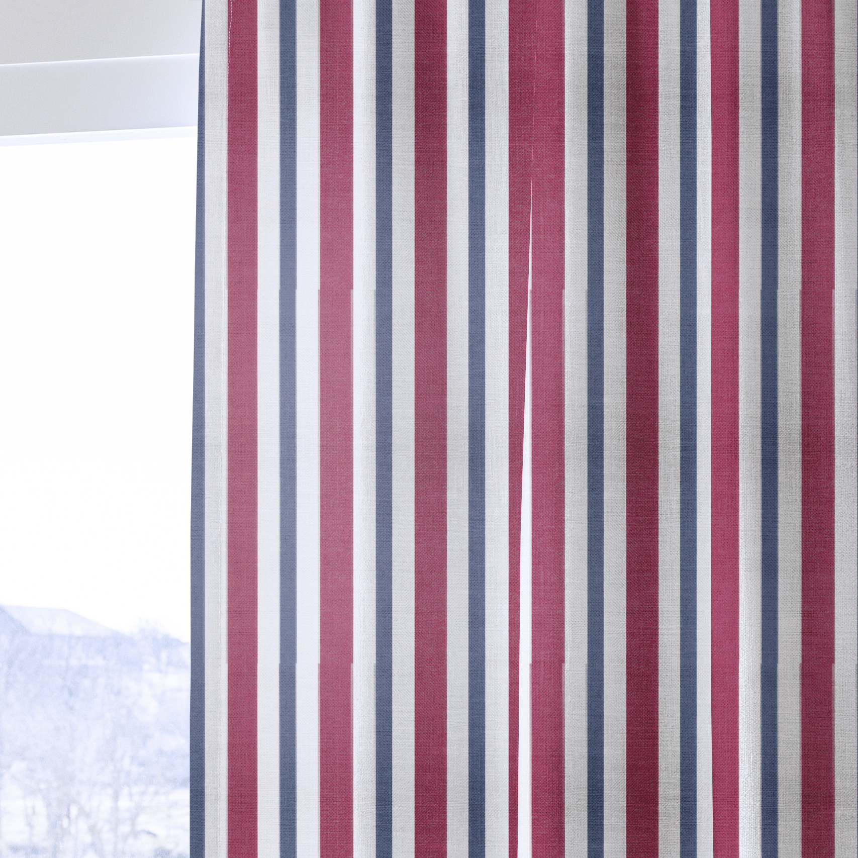 Varsity Stripe - Drapery - Lemon Park