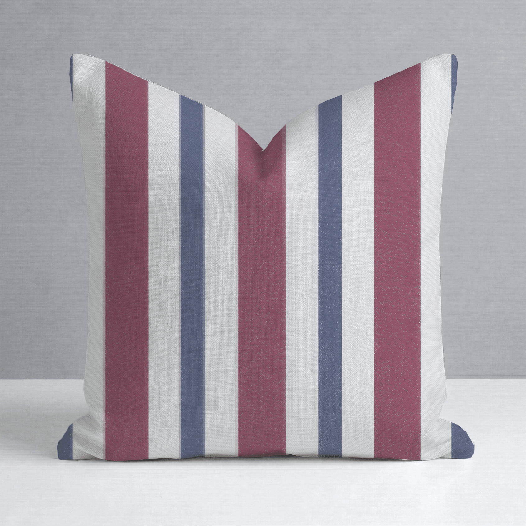 Varsity Stripe Throw Pillow - Lemon Park