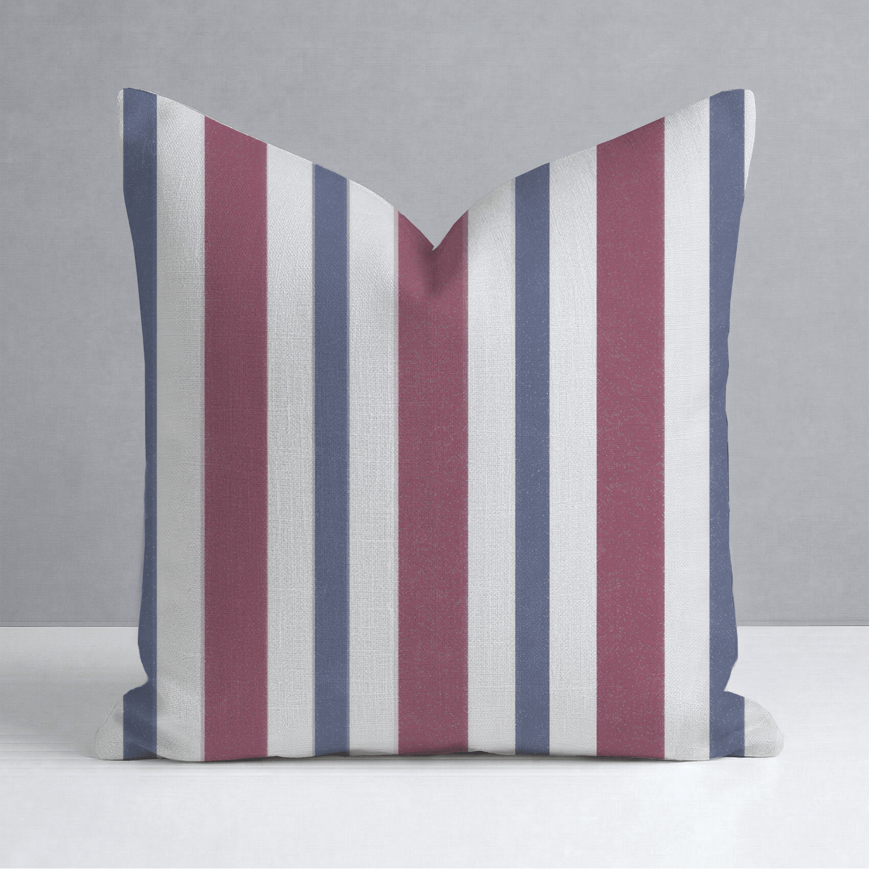 Varsity Stripe Throw Pillow - Lemon Park
