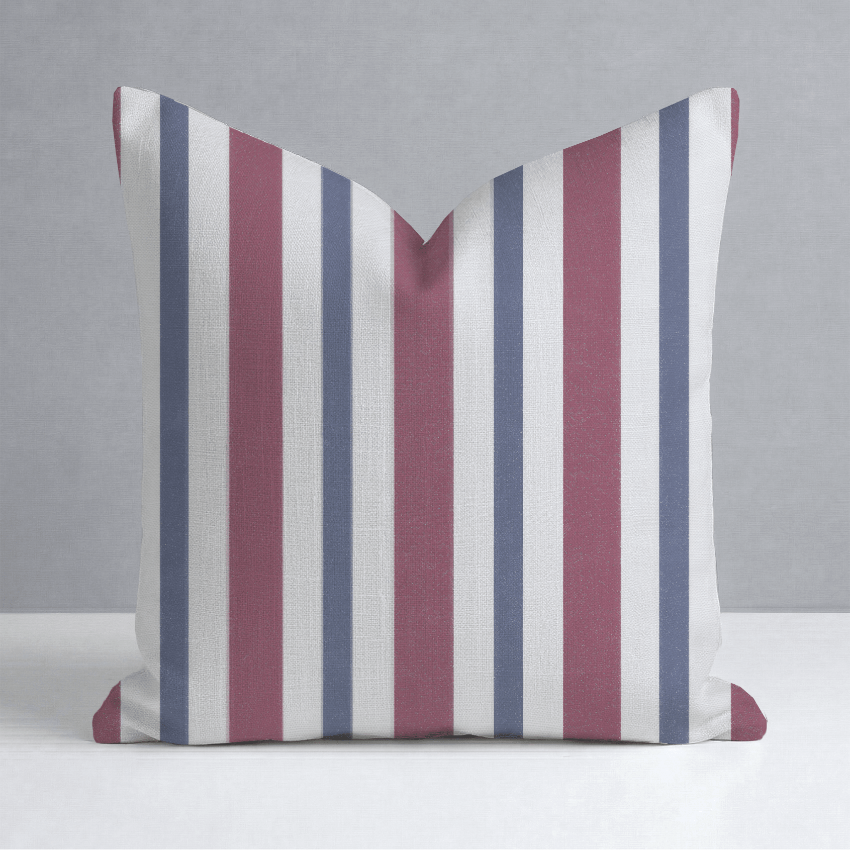 Varsity Stripe Throw Pillow - Lemon Park