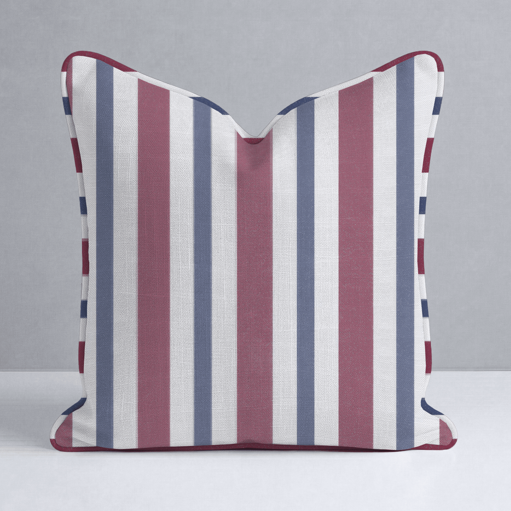 Varsity Stripe Throw Pillow - Lemon Park