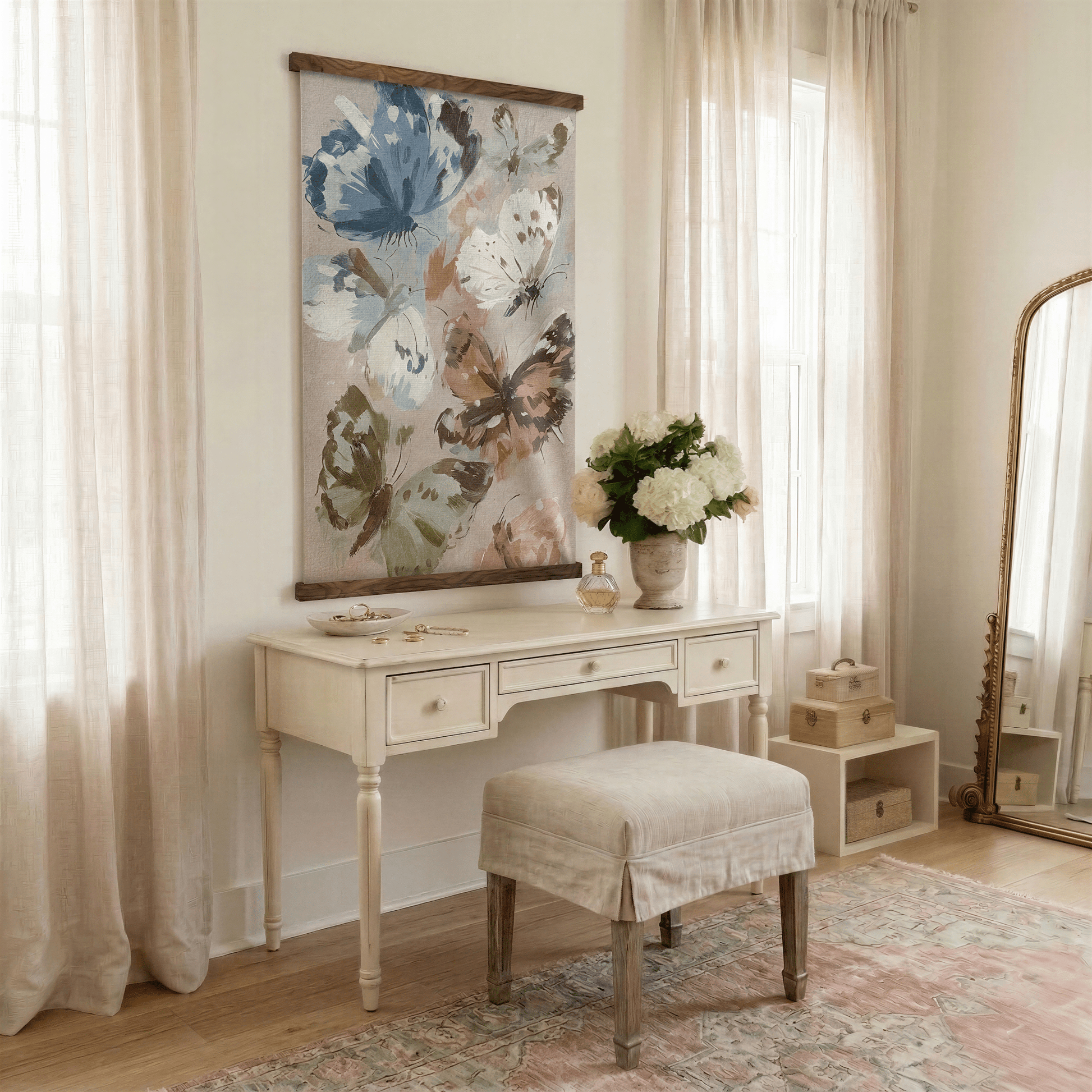 Velvet Flutter - Tapestry - Lemon Park