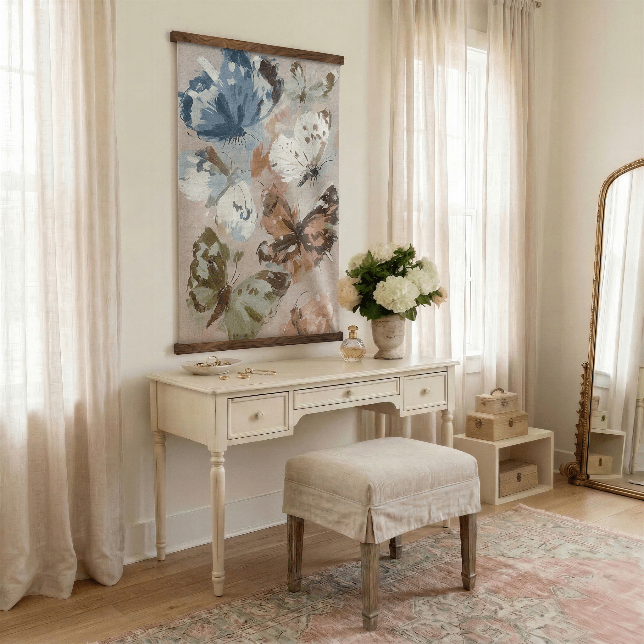 Velvet Flutter - Tapestry - Lemon Park