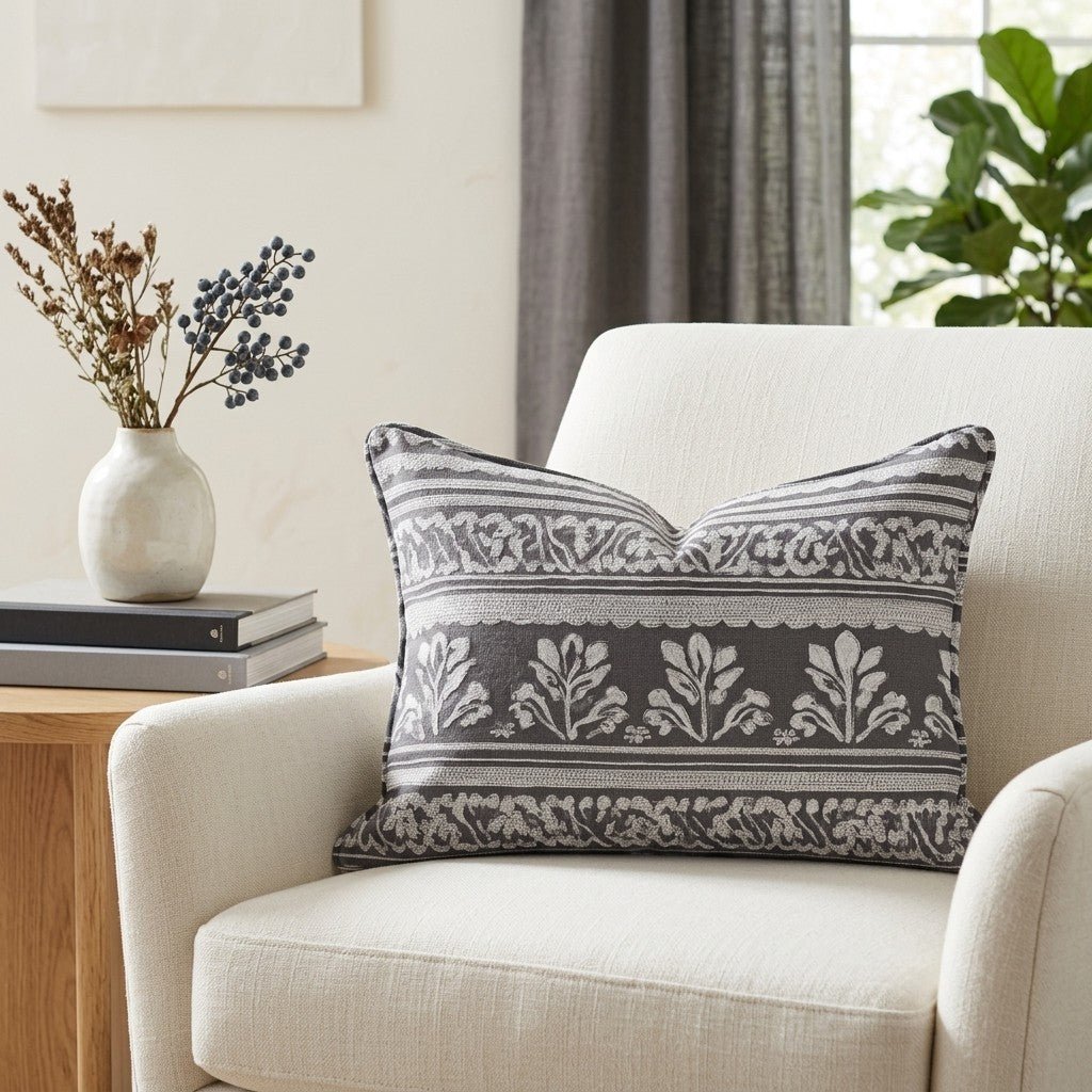 Velvet Petal Throw Pillow - Lemon Park