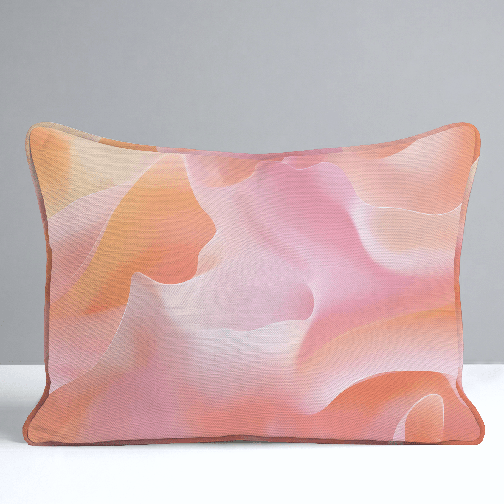 Velvet Waves Throw Pillow - Lemon Park
