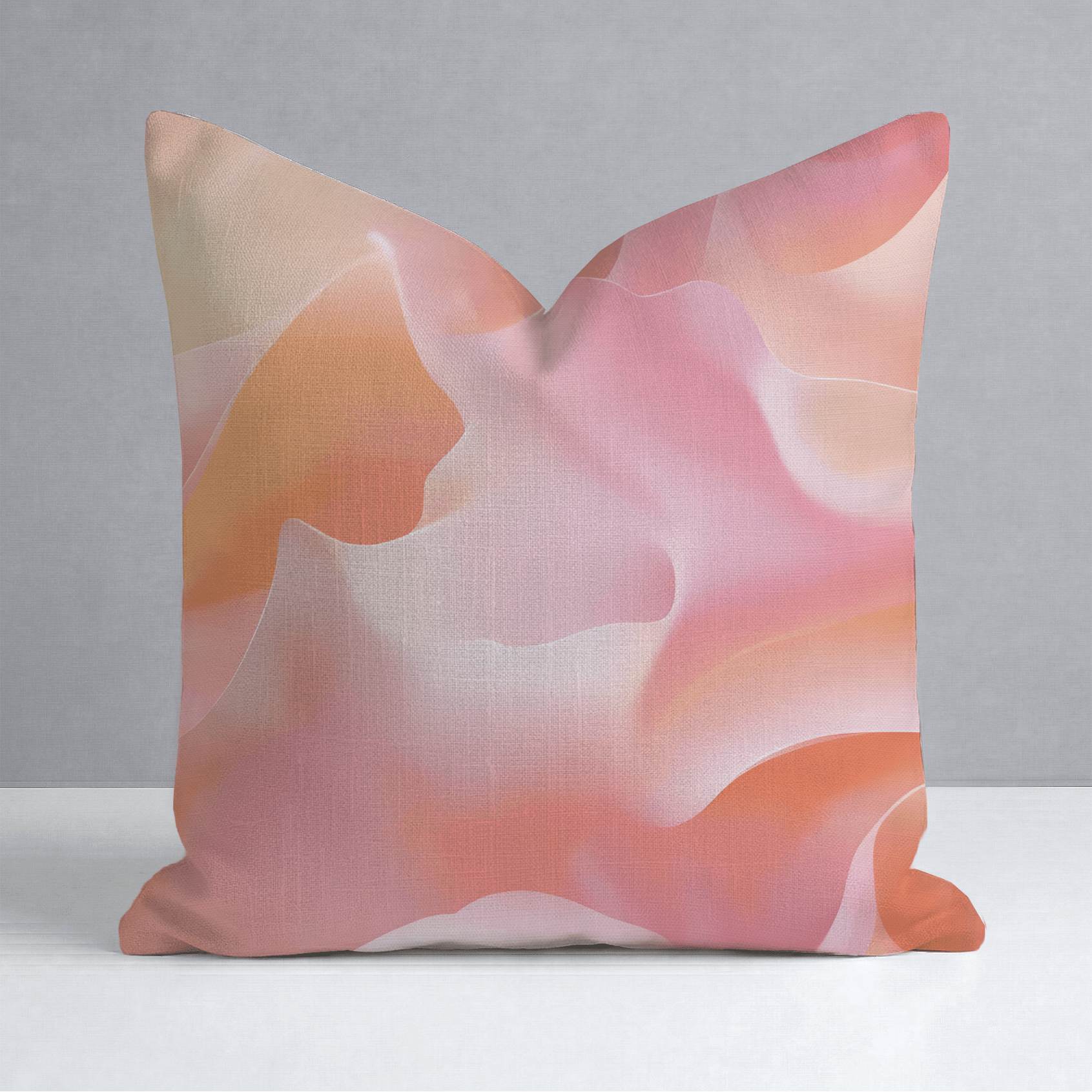 Velvet Waves Throw Pillow - Lemon Park