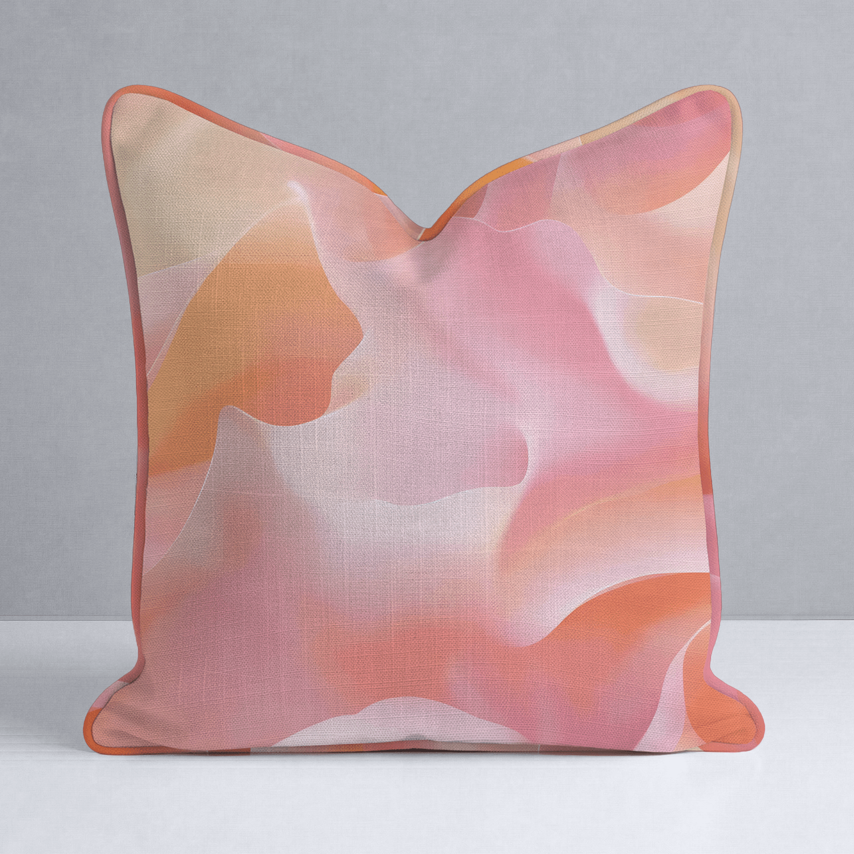 Velvet Waves Throw Pillow - Lemon Park