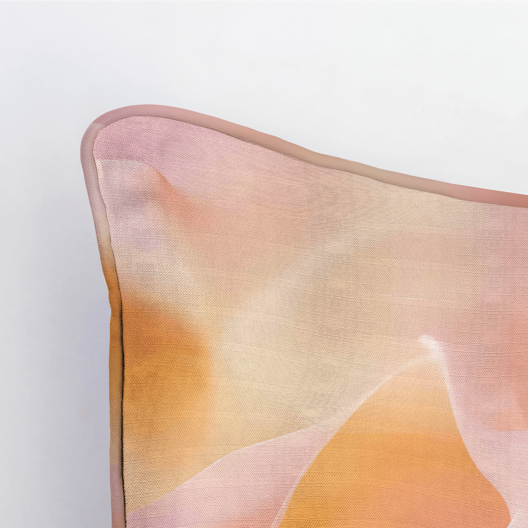 Velvet Waves Throw Pillow - Lemon Park