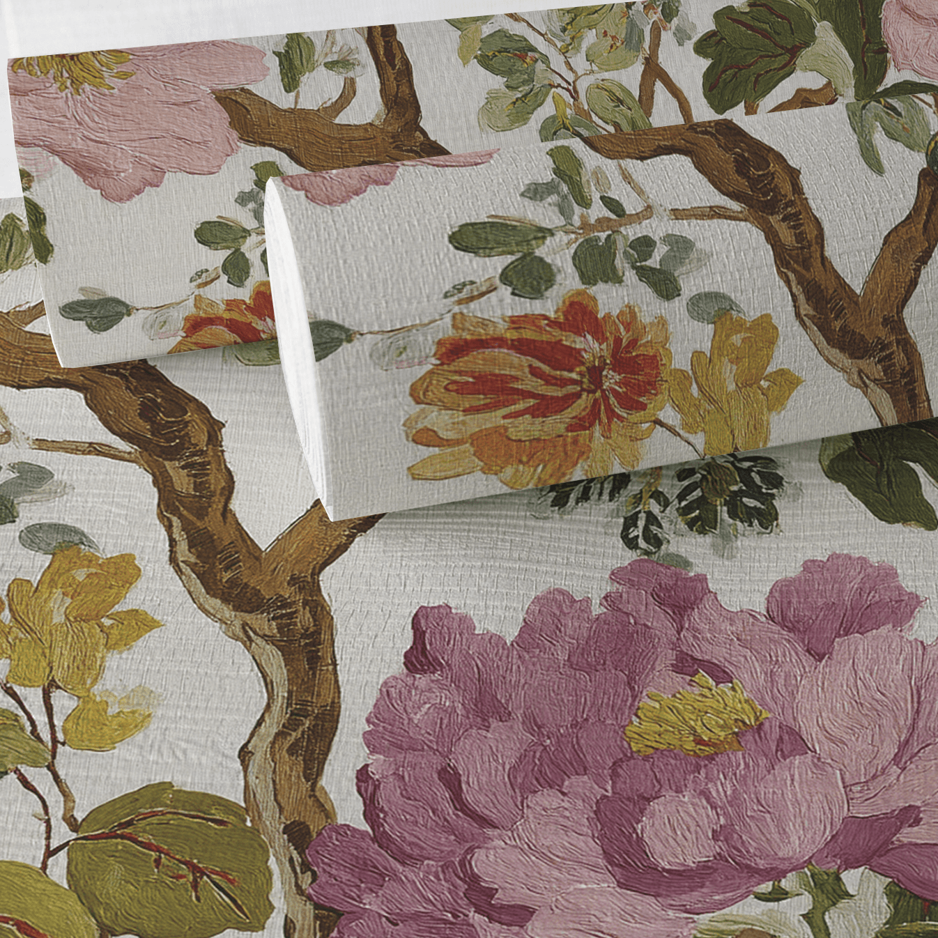Vera Faux Grasscloth Wallpaper - Lemon Park