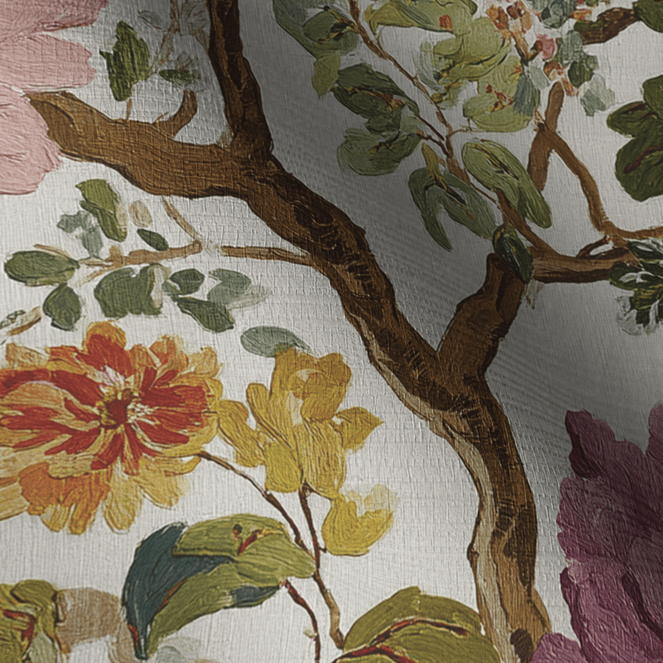 Vera Faux Grasscloth Wallpaper - Lemon Park