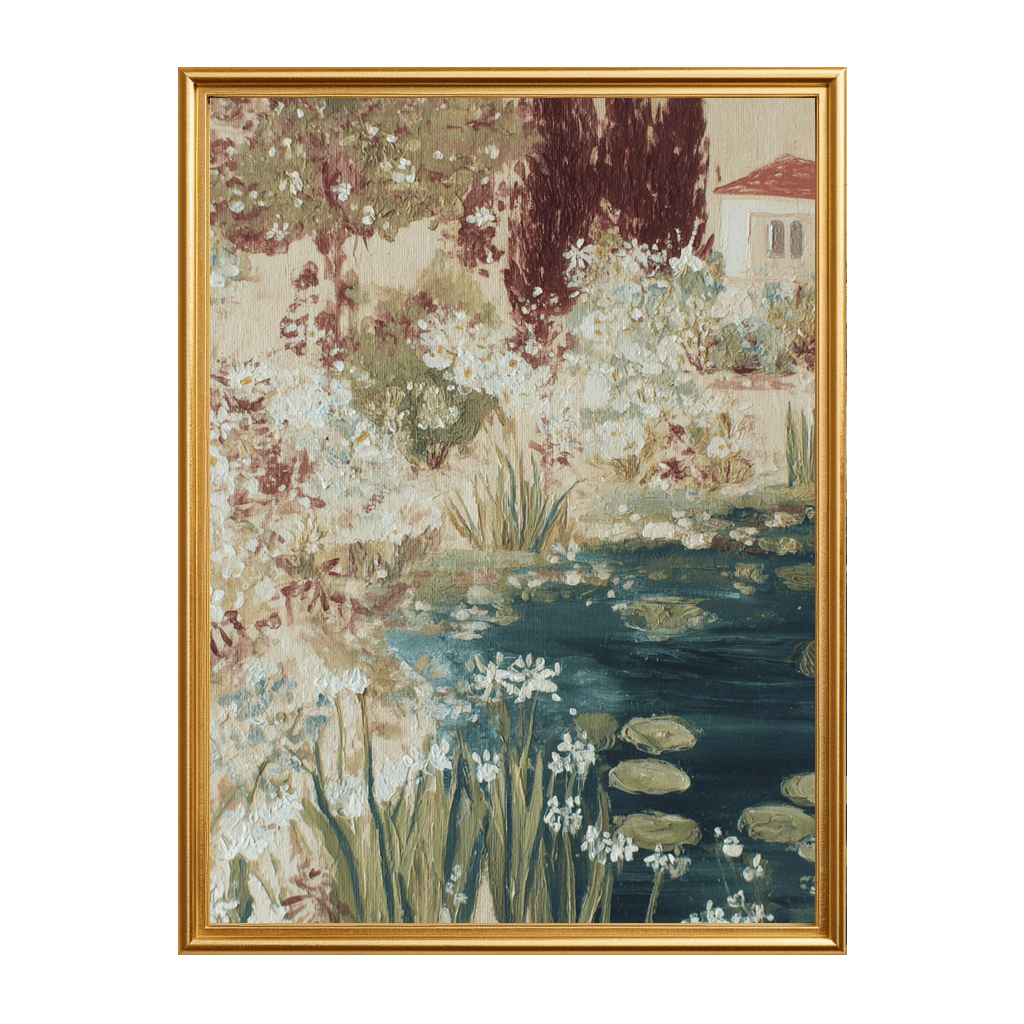 Villa Garden - Art Print - Lemon Park