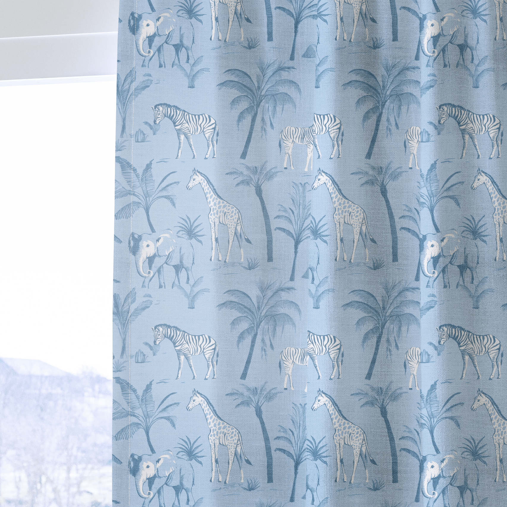 Vintage Safari - Drapery - Lemon Park