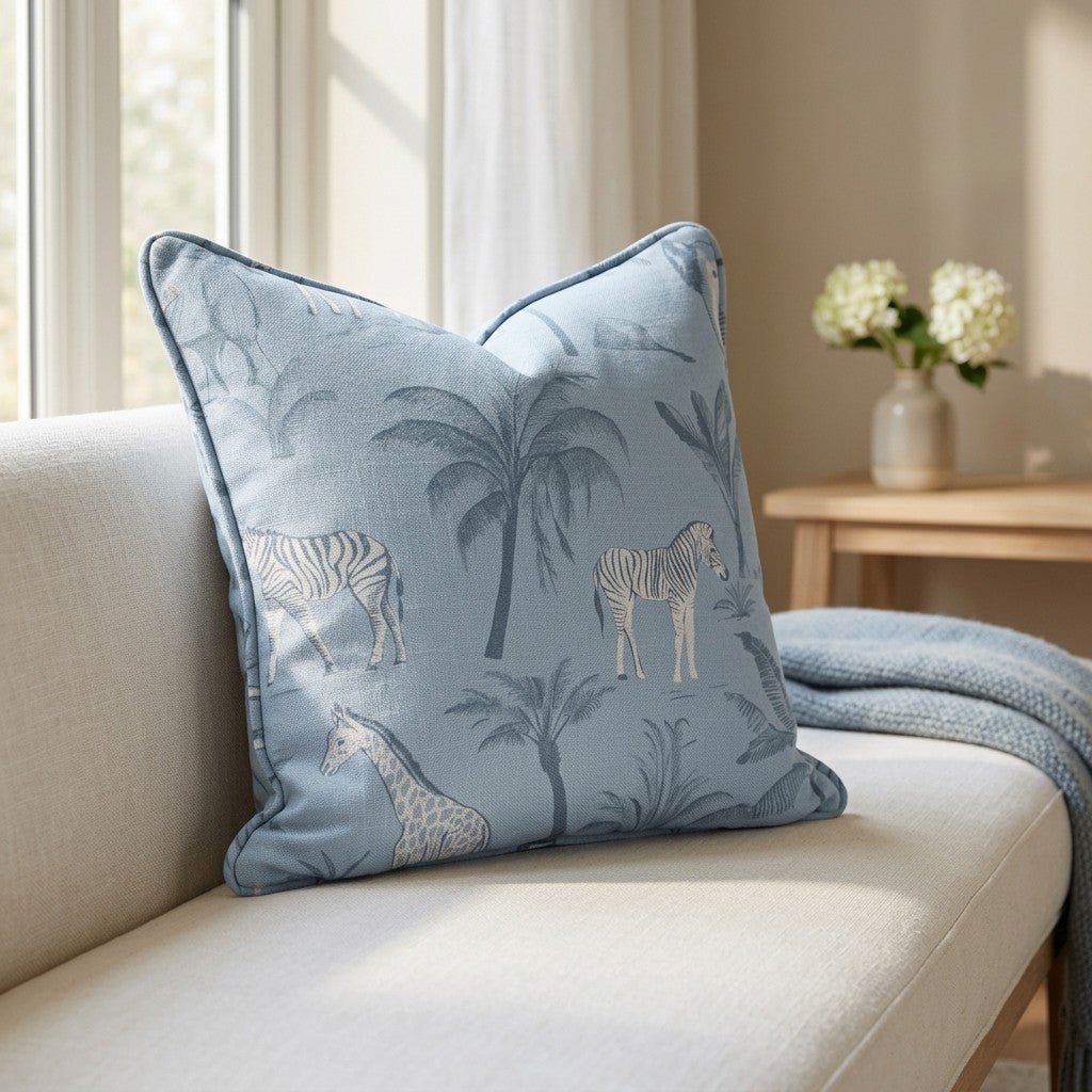 Vintage Safari Throw Pillow - Lemon Park