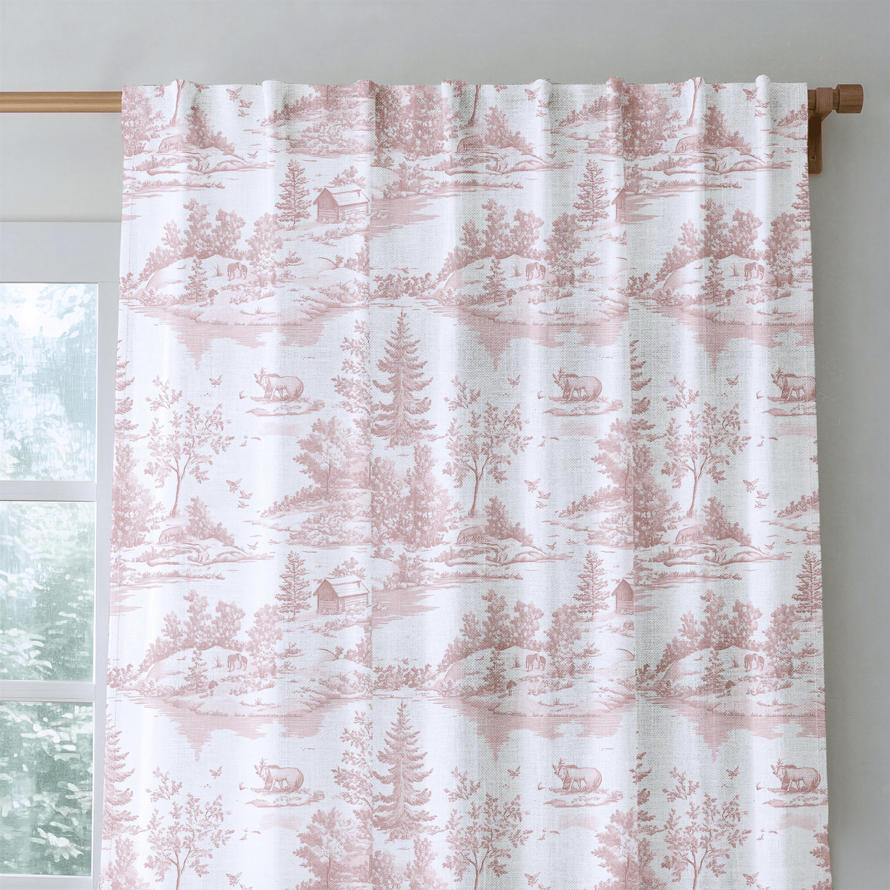Vintage Woodland - Drapery - Lemon Park