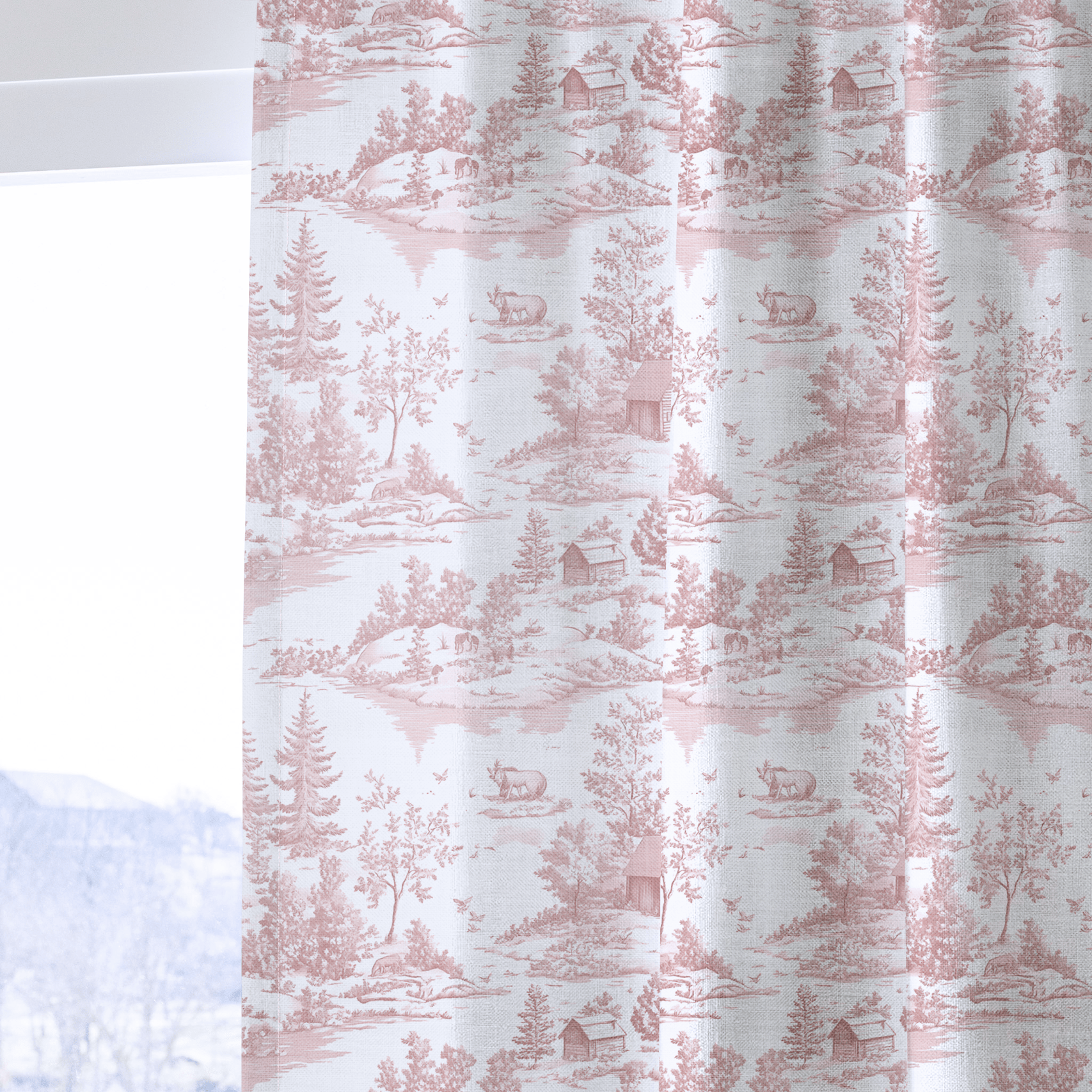Vintage Woodland - Drapery - Lemon Park