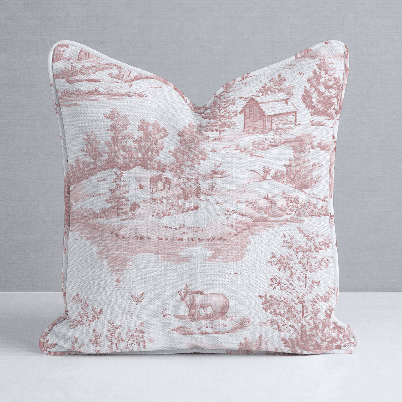 Vintage Woodland Throw Pillow - Lemon Park