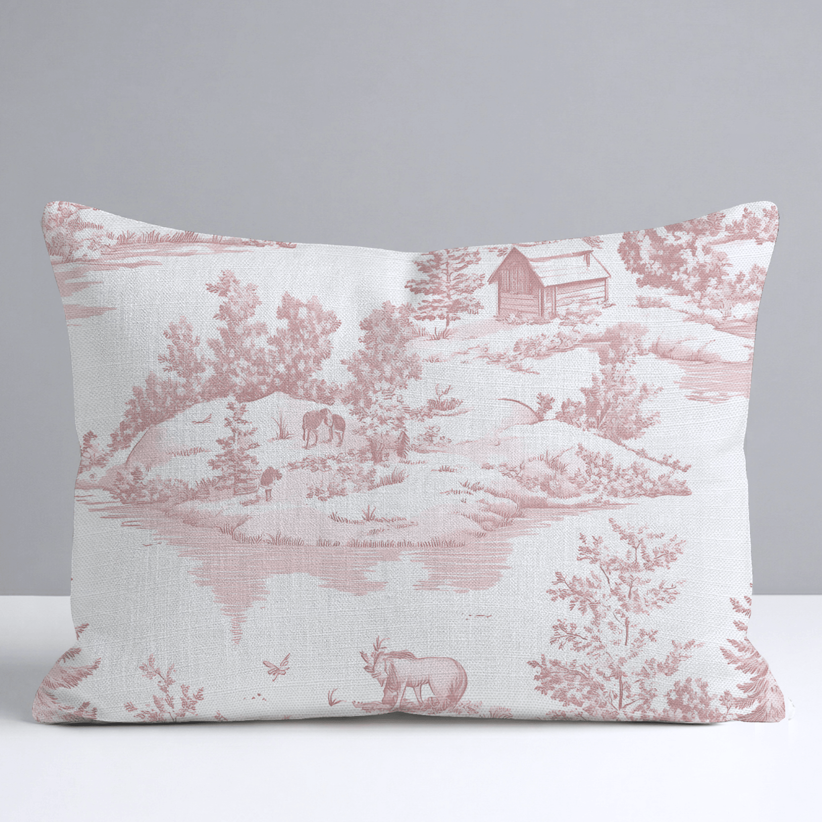 Vintage Woodland Throw Pillow - Lemon Park
