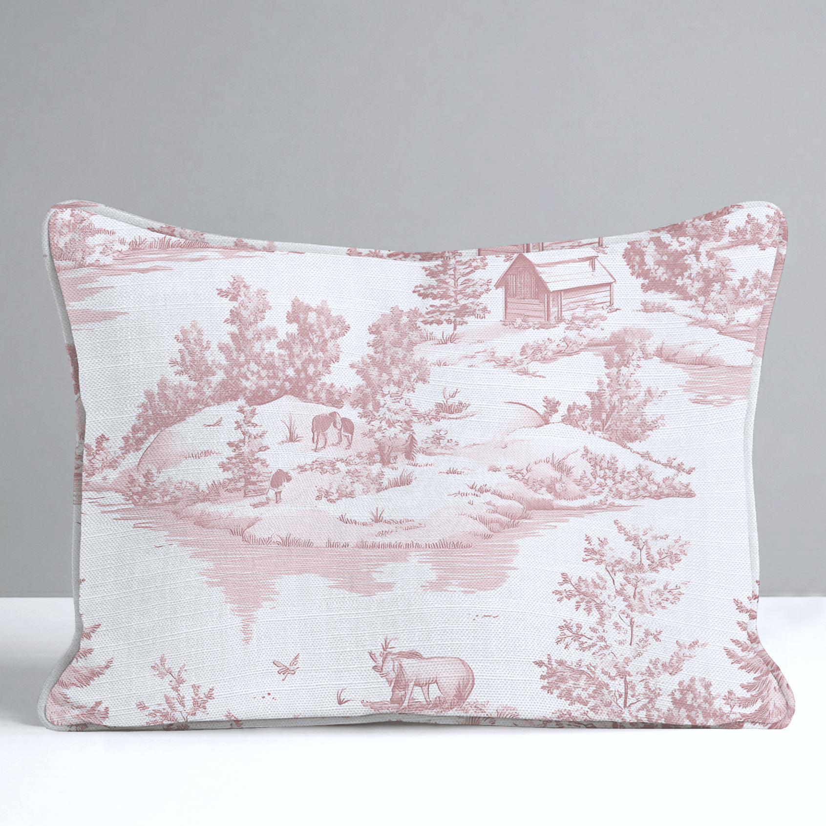 Vintage Woodland Throw Pillow - Lemon Park