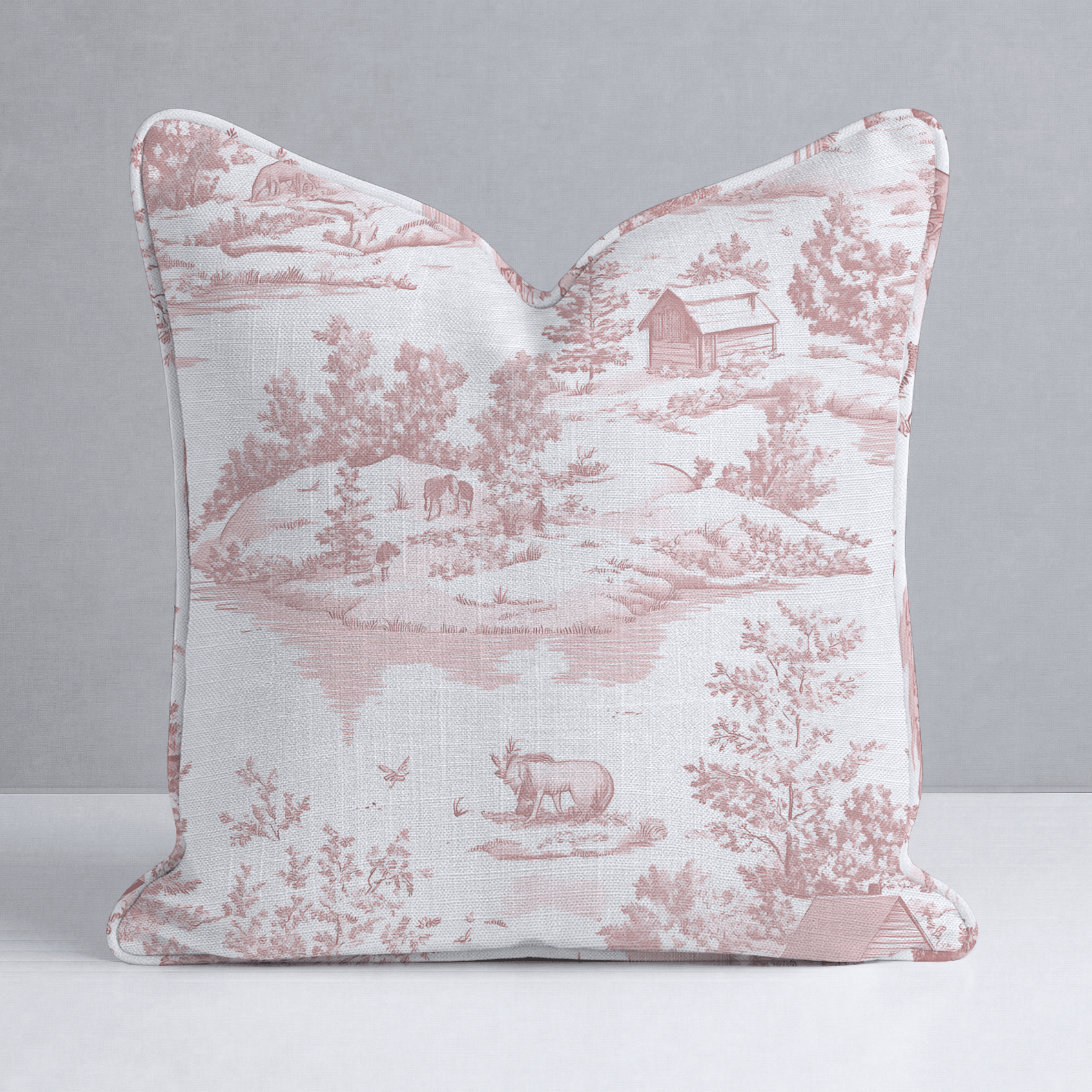Vintage Woodland Throw Pillow - Lemon Park