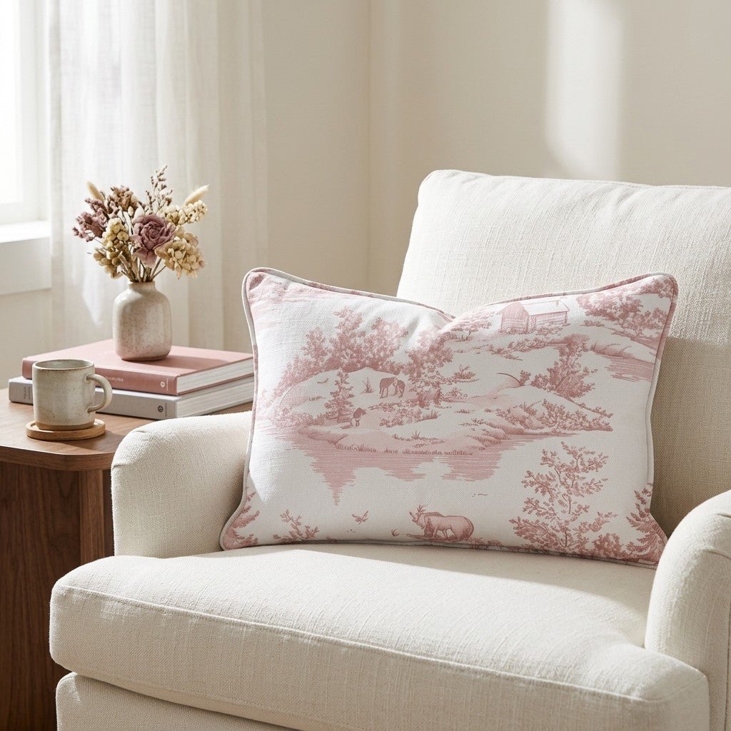 Vintage Woodland Throw Pillow - Lemon Park