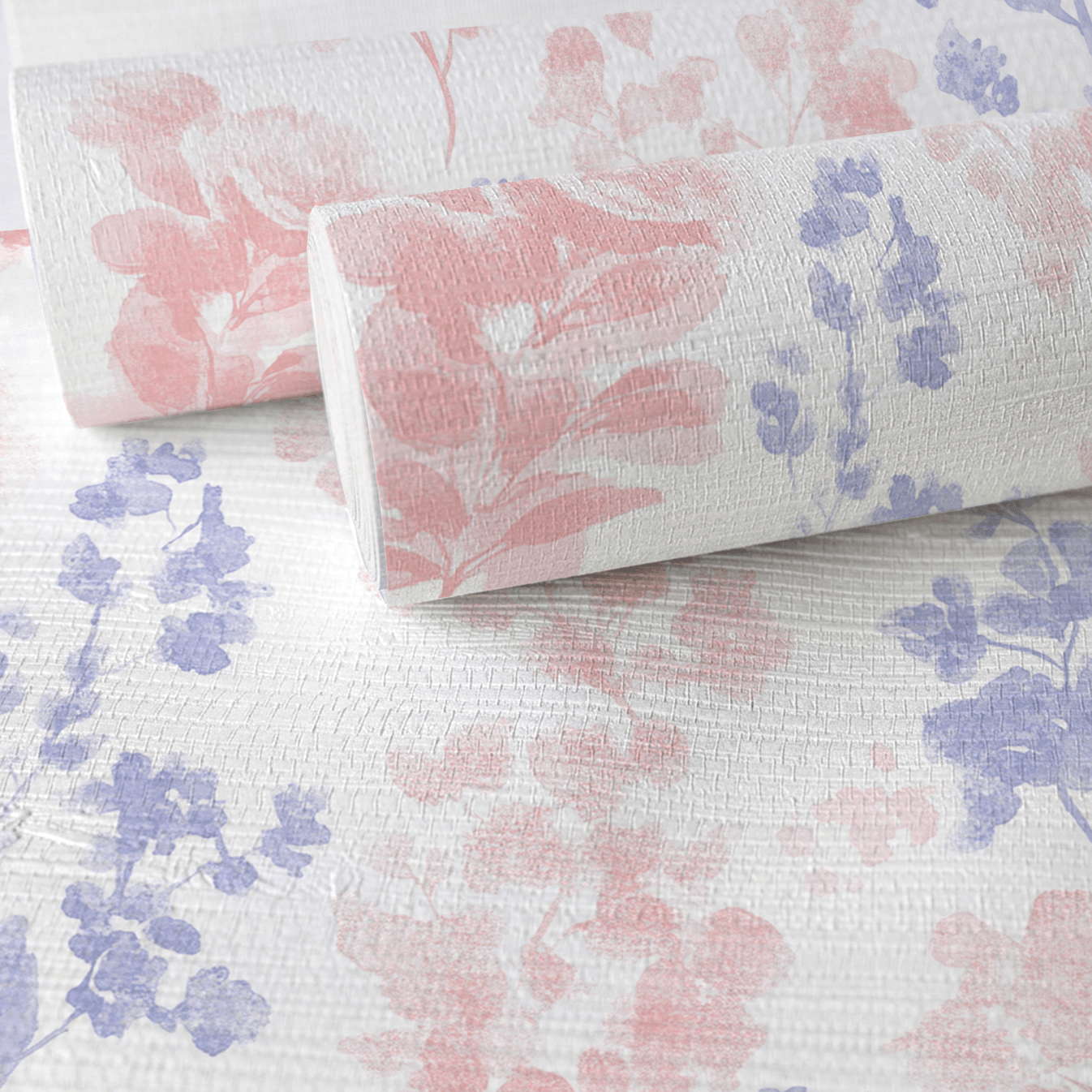 Violet Faux Grasscloth Wallpaper - Lemon Park